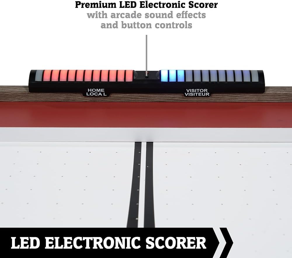 Air Hockey Table with Electronic Scoring – Fun for Family Game Rooms!