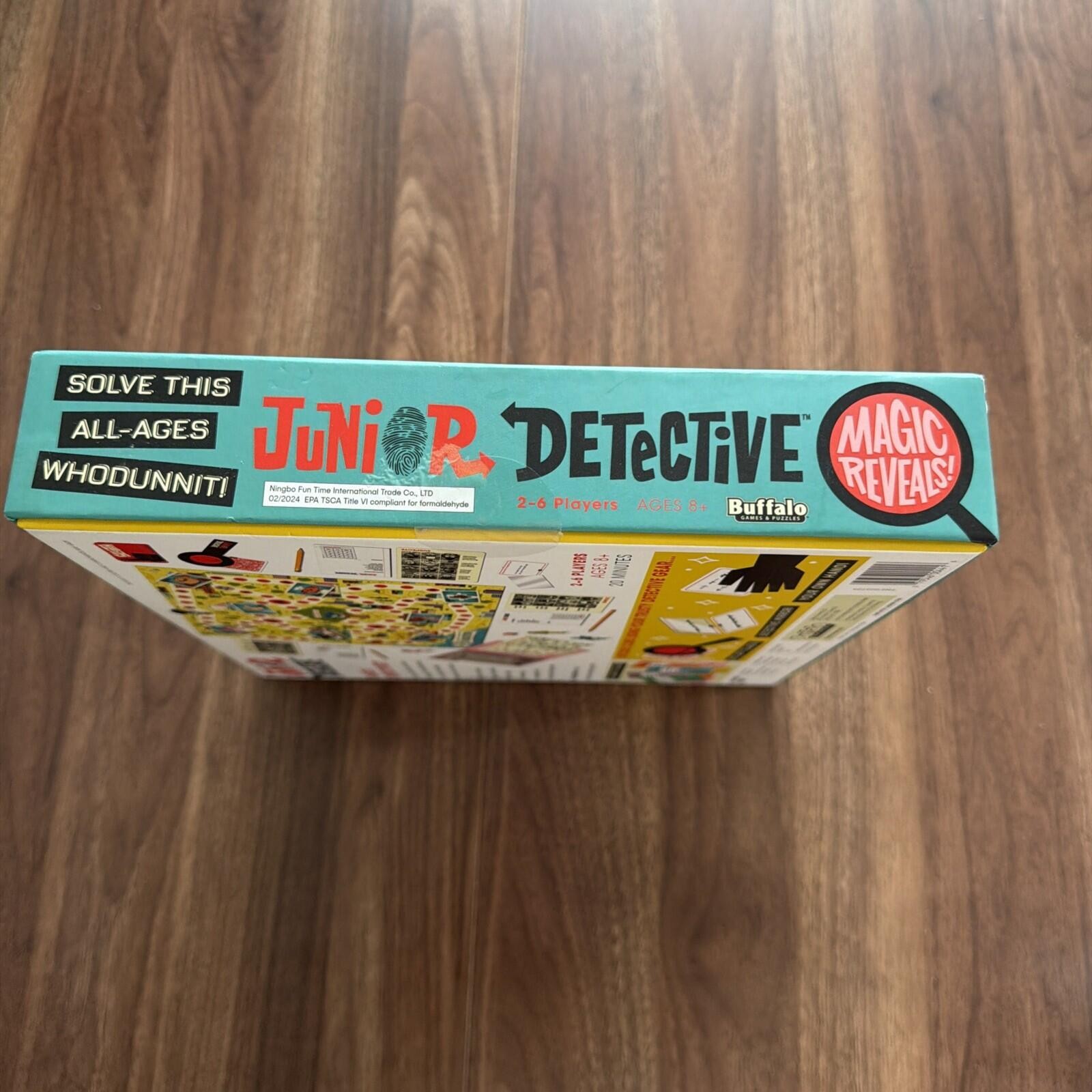 Junior Detective Board Game Brand New – Buffalo Games Solve The Whodunnit!