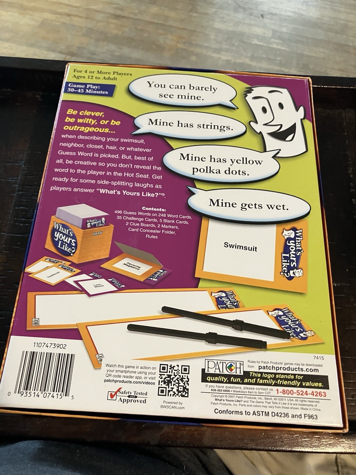 What’s Yours Like? The Party Game That Tells It Like It Is Complete Pre Owned