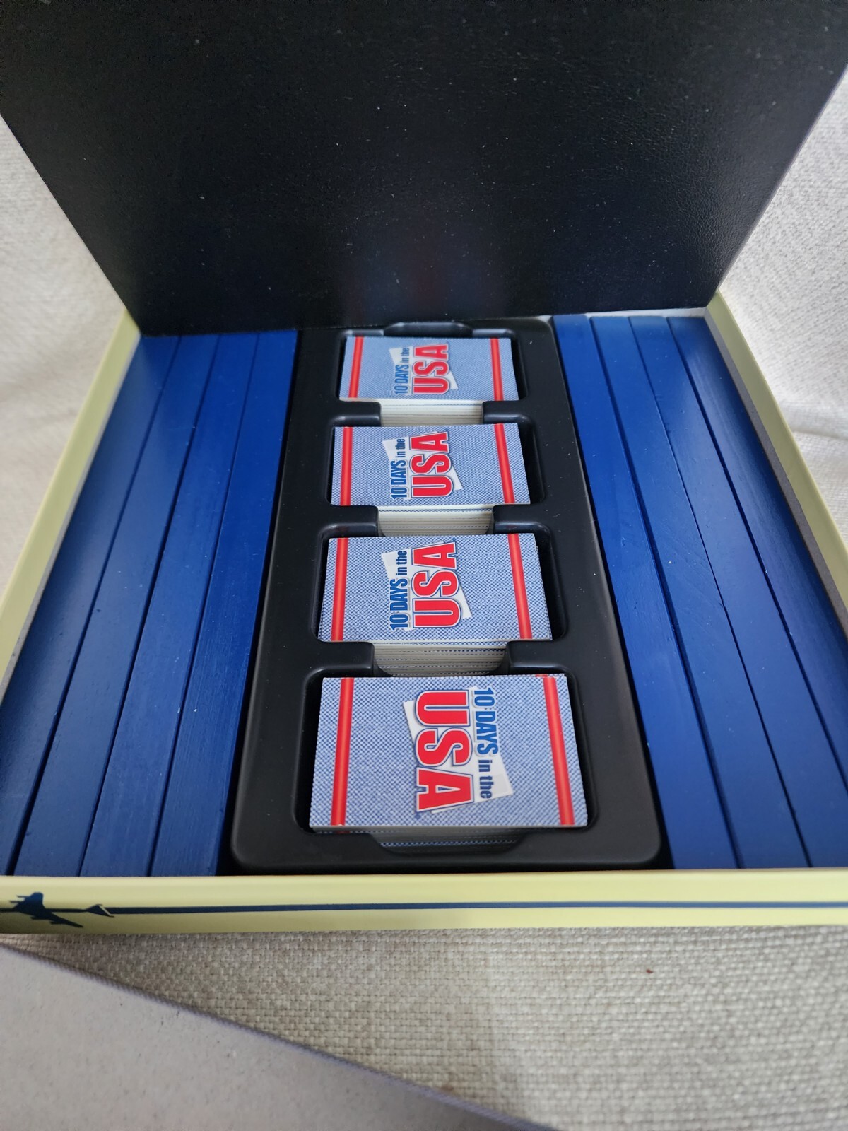 Out of the Box Boardgame 10 Days in the USA (Early Ed) Box EX