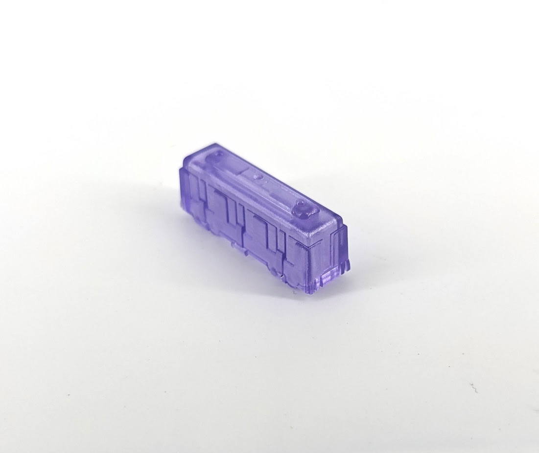Purple Translucent Promo Train Set for TICKET TO RIDE – Complete Unused Set