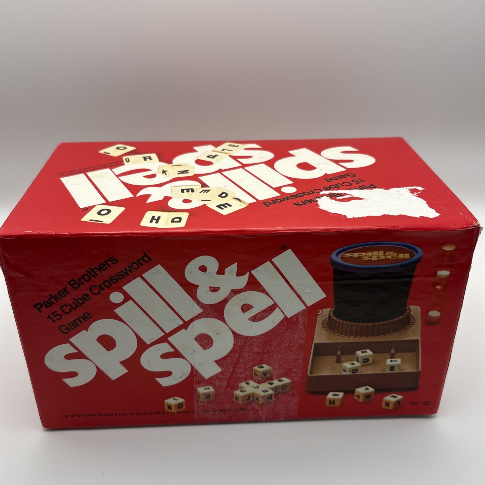 Vintage 1972 – Spill and Spell COMPLETE Parker Brothers Classic Letter Word Game