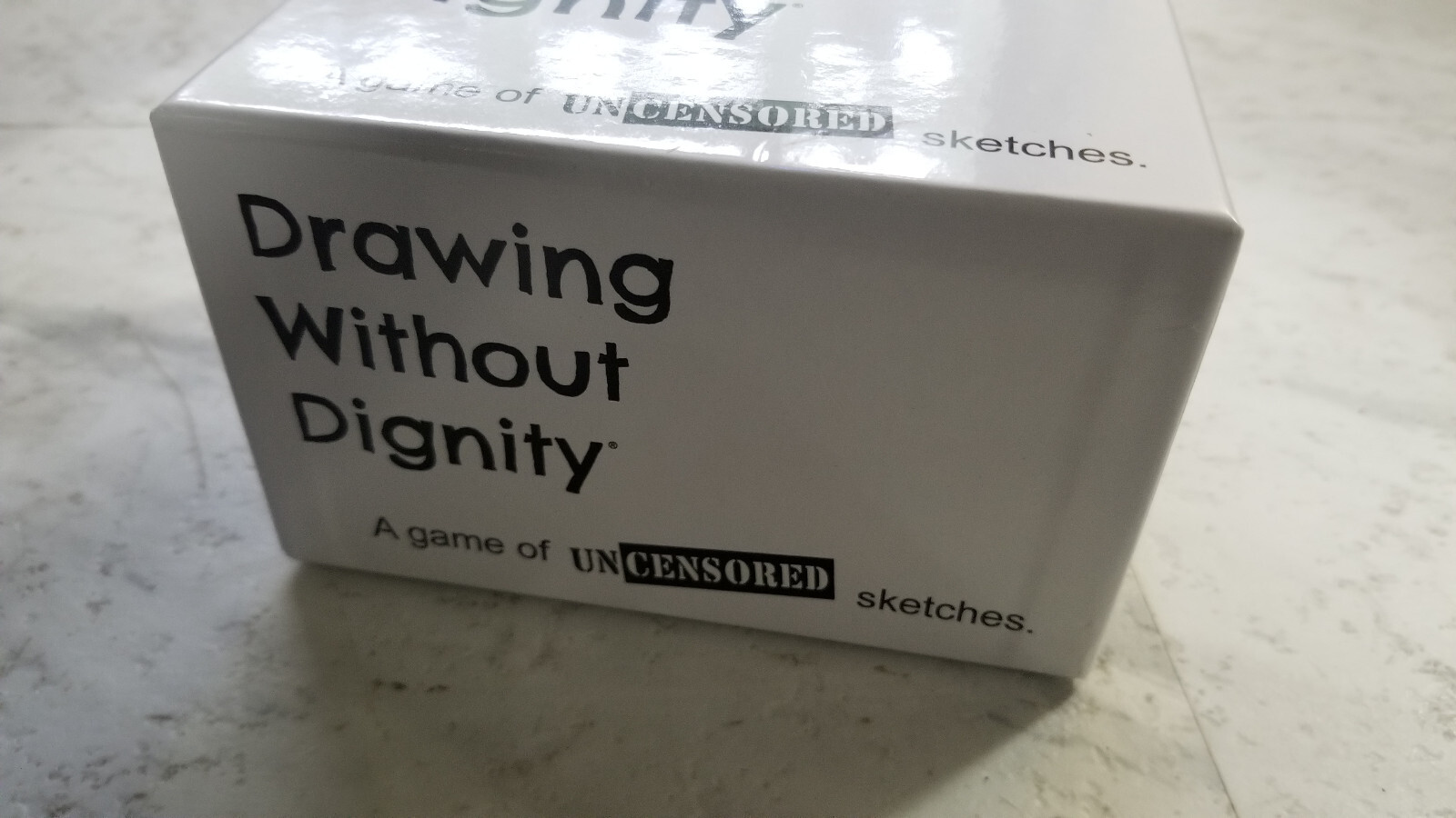 Drawing Without Dignity -Adult Party Game of Uncensored Sketches (Sealed Cards)