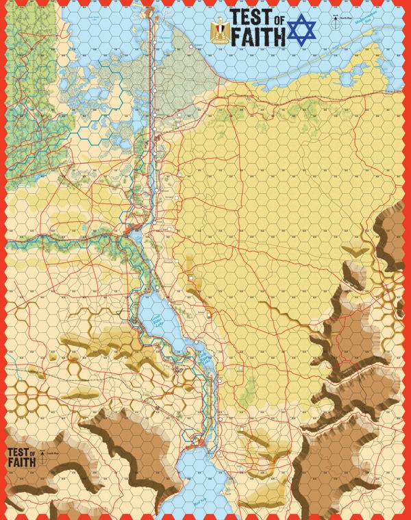 Compass Games Test of Faith: Arab-Israeli War of 1973 CPA 1139