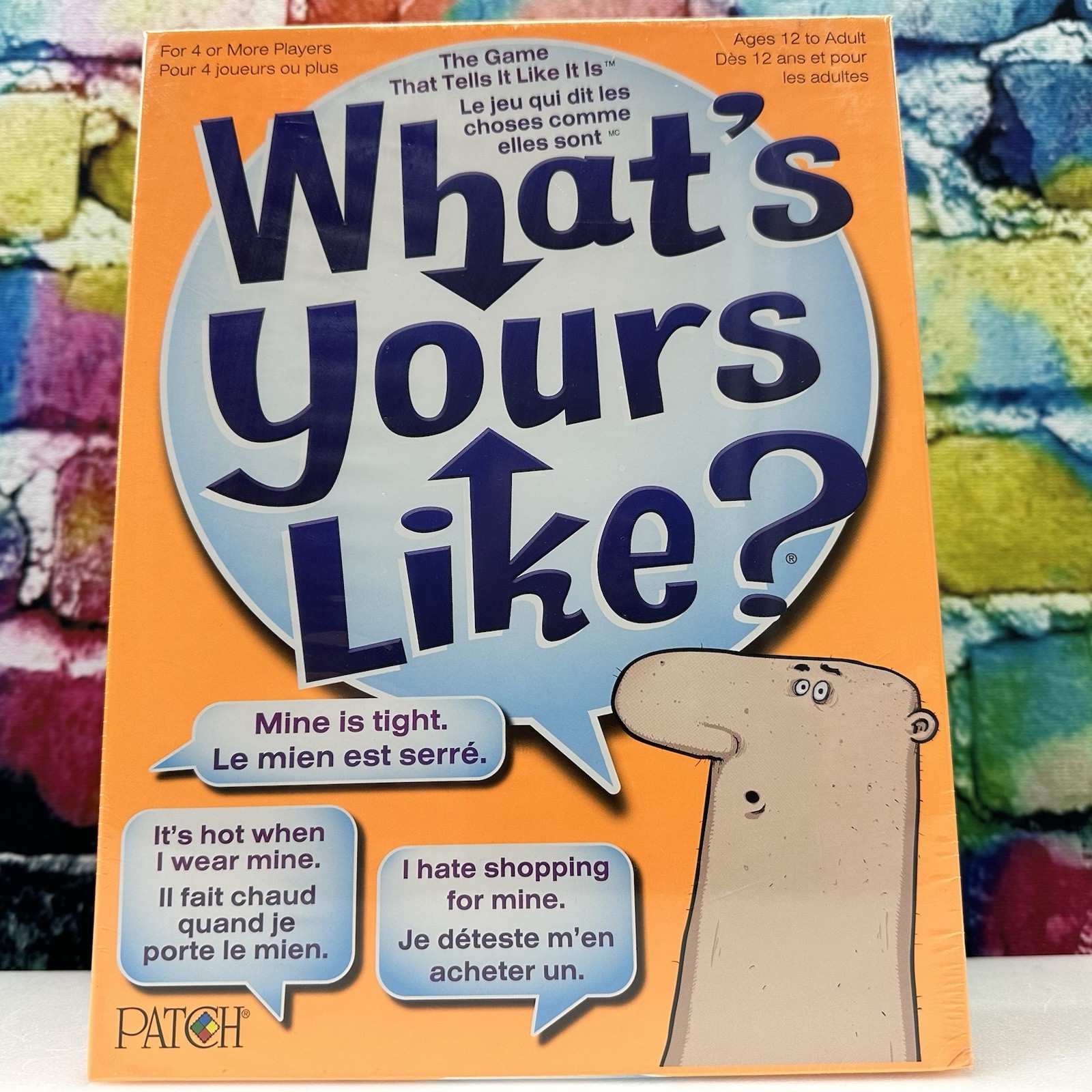 PATCH What’s Yours Like? Game Ages 12-Adult Fun Family Party Game Laughs NEW!