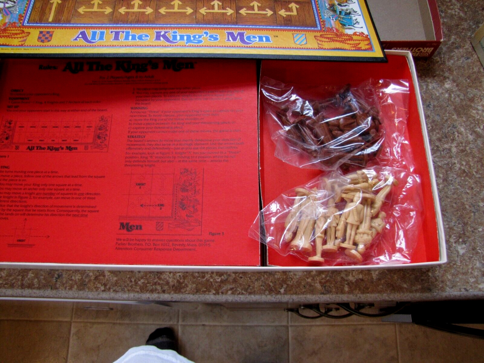 Vintage 1979 All The King’s Men Board Game By Parker’s Brothers Unused New