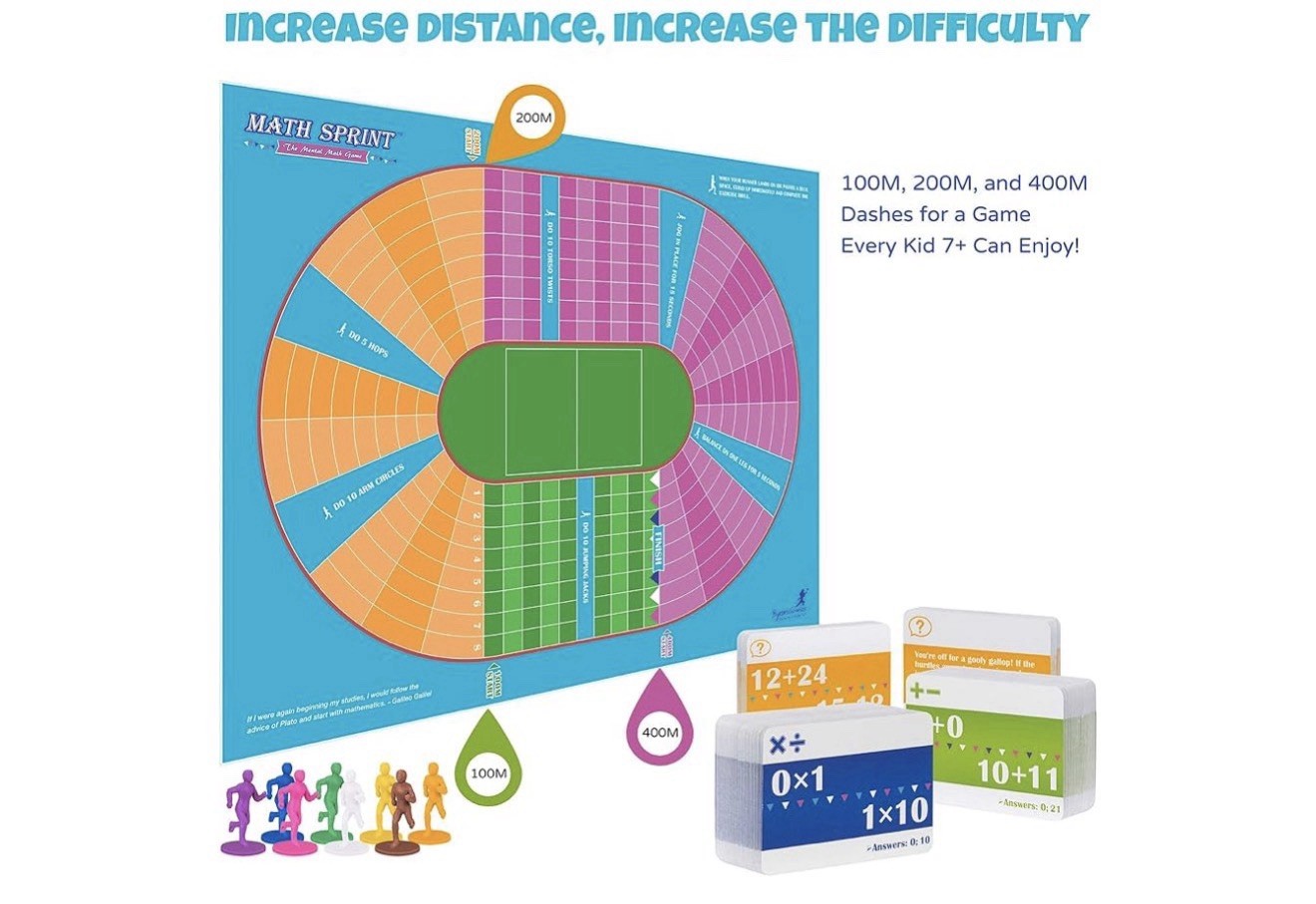 Math Sprint Mental Game Byron’s Sealed RARE tutor addition problem solving teach