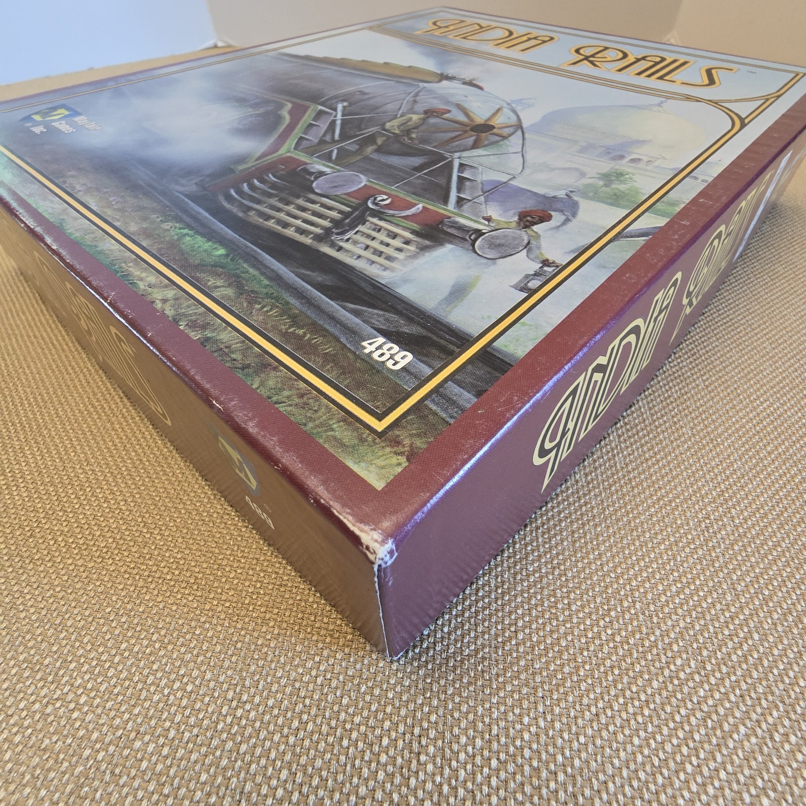Vintage 1998 Mayfair Games Inc India Rails Board Game Train Theme Complete #489