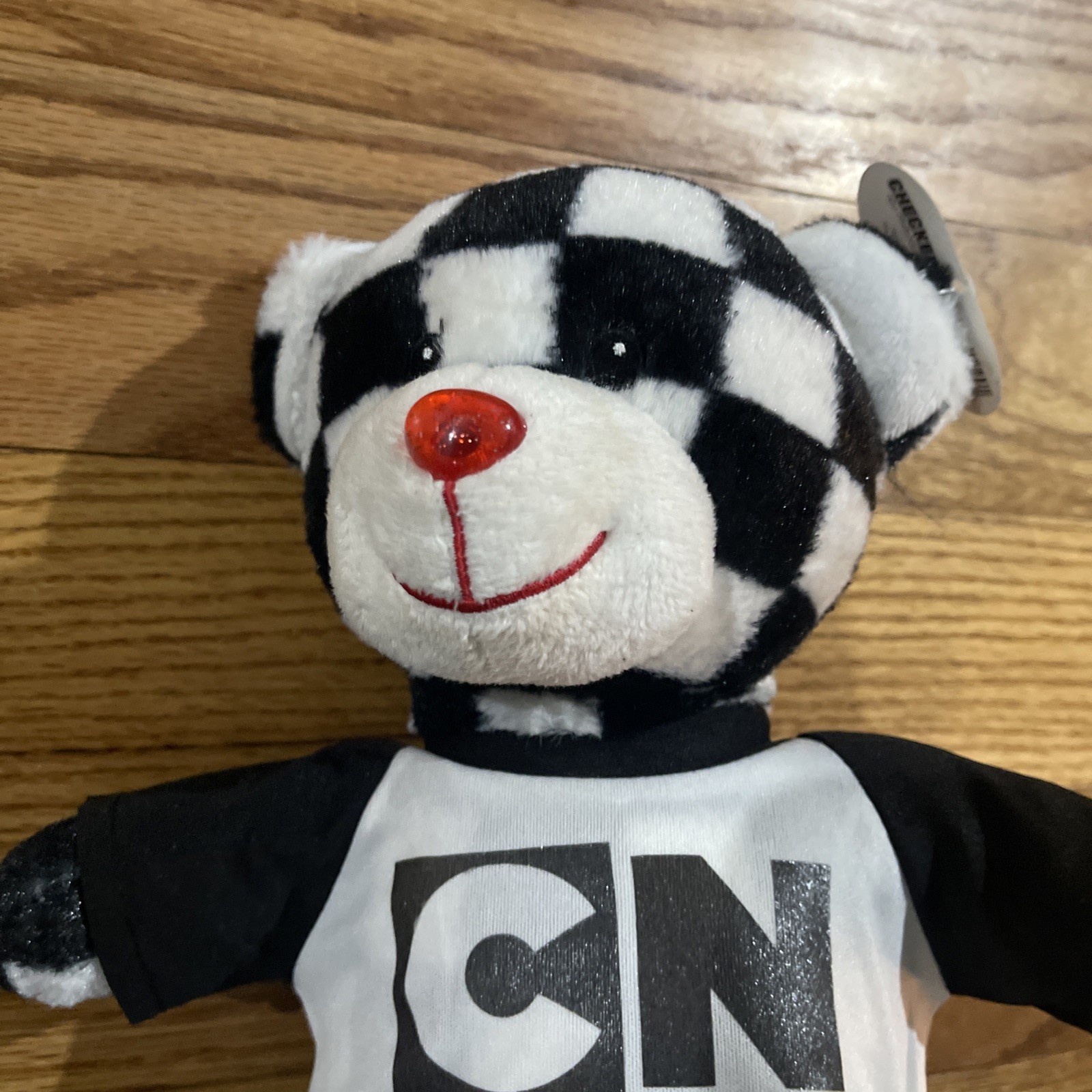 Checkers Bear. Cartoon Network Rare- Still Has Tags Attached.