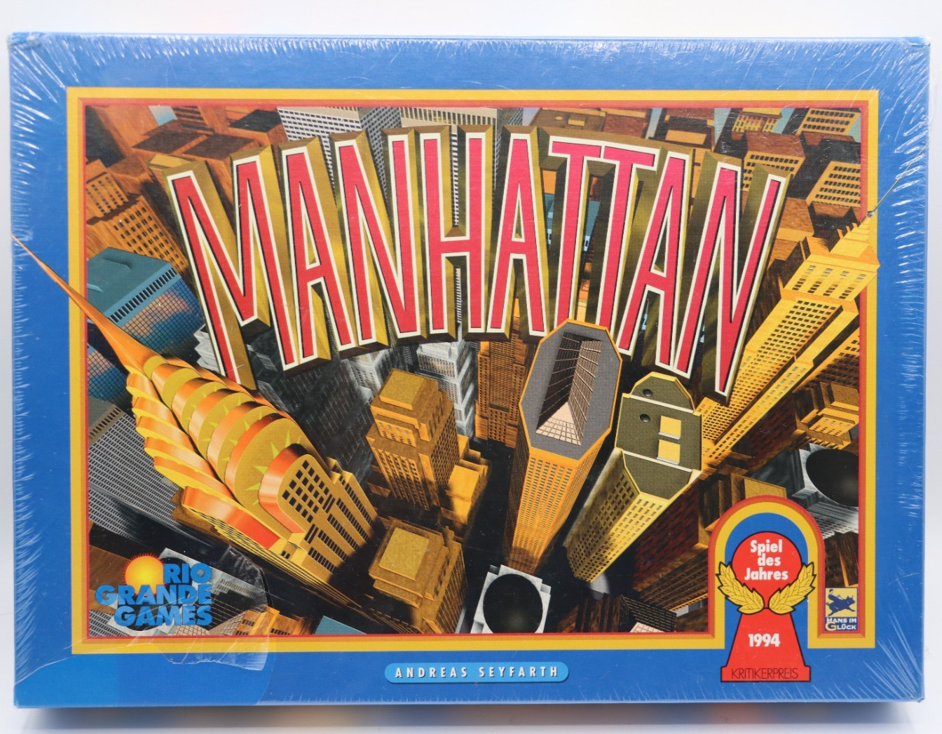 Manhattan Board Game Andreas Seyfarth Rio Grande Games 1994 Award Winner