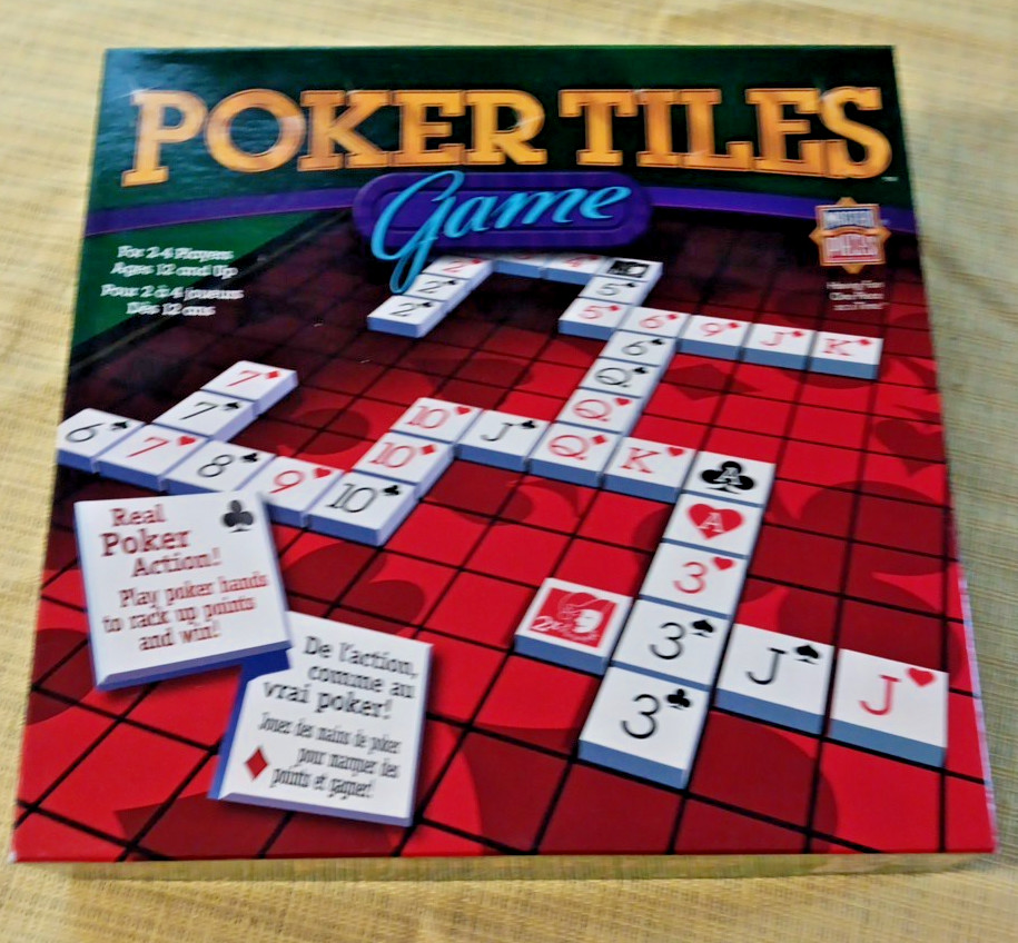 Master Pieces, Poker Tiles Game, 12 Years+, 2-4 Players