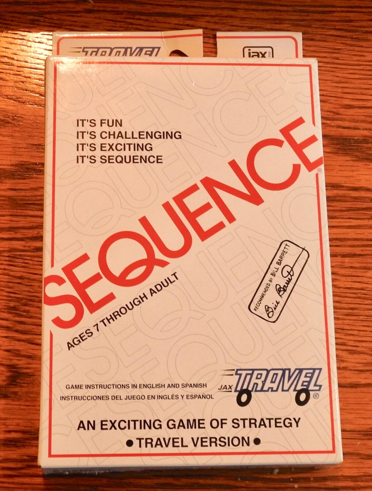 NEW Sequence Strategy Travel Size Game With Case Kids Adults Fun Travel Game NIB