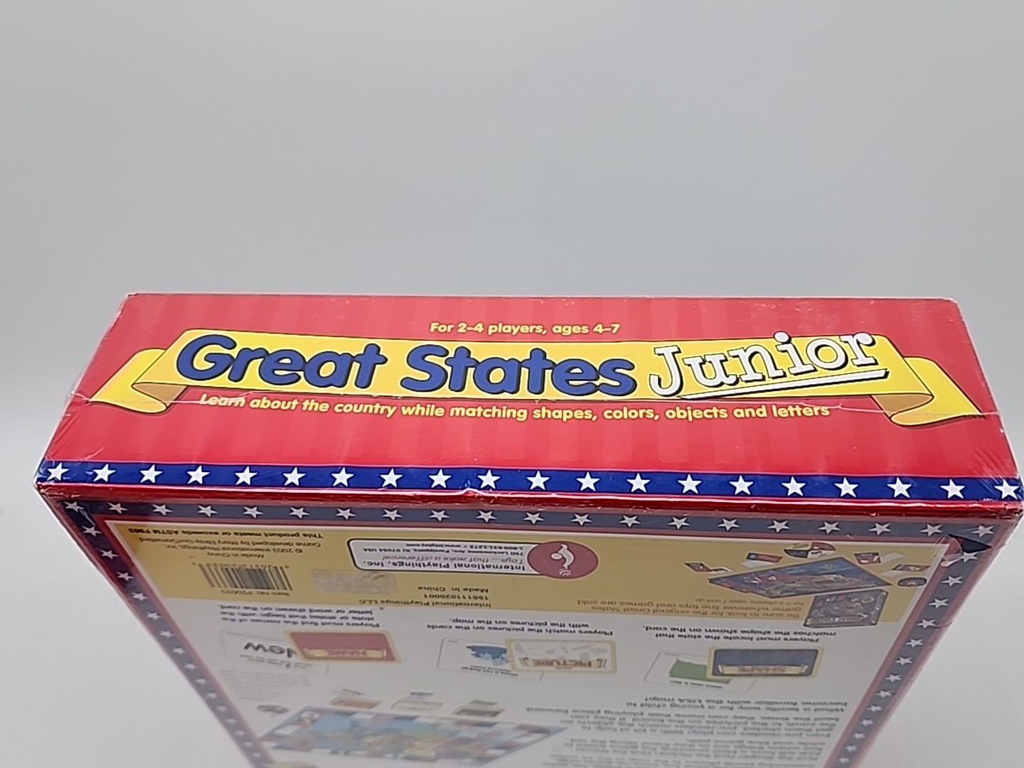 NEW 2003 International Playthings Great States Junior Game HOMESCHOOL AGES 4/7