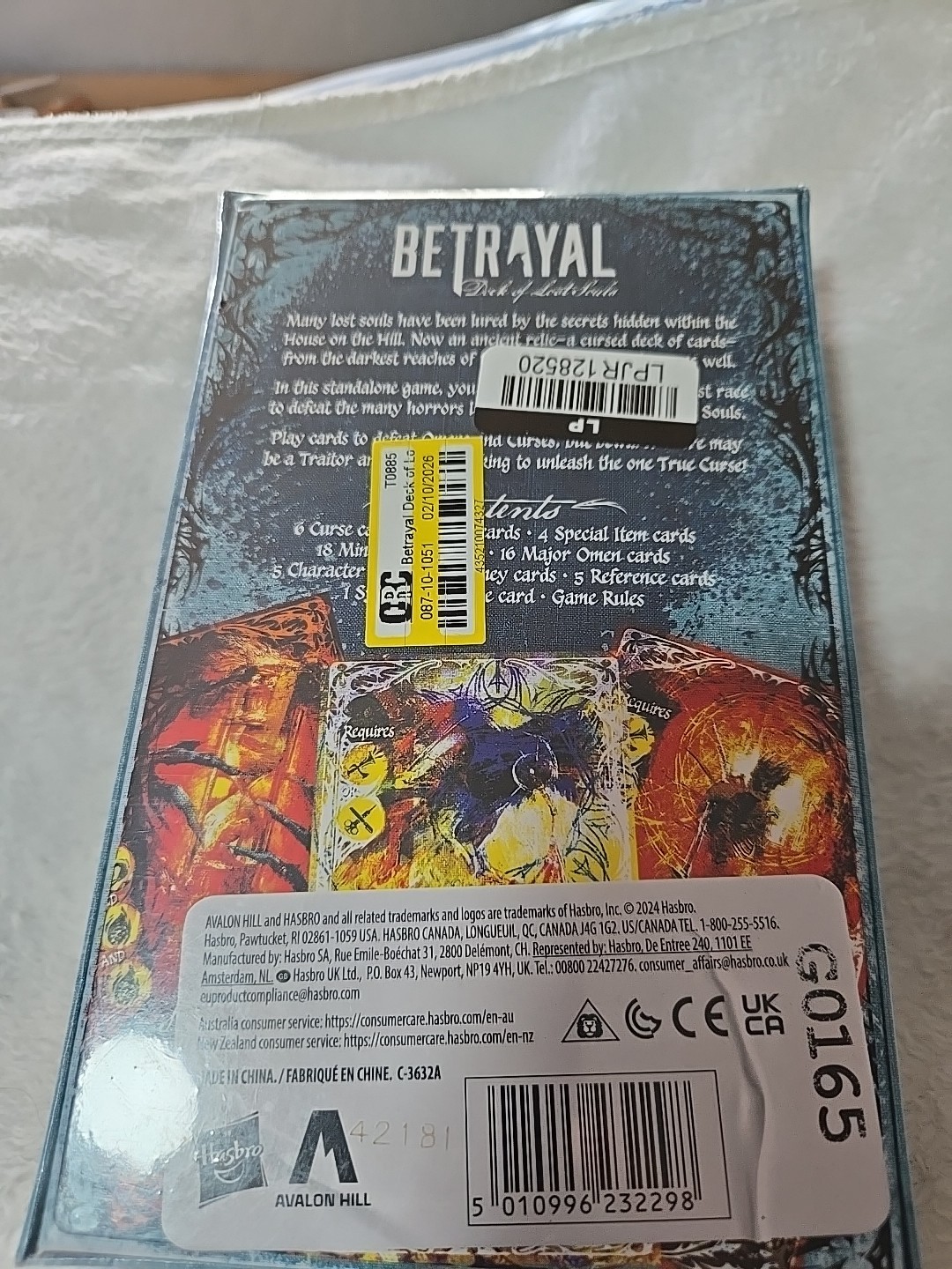 Betrayal Deck of Lost Souls Card Game – Tarot-Inspired, 3-5 Players, Ages 12+
