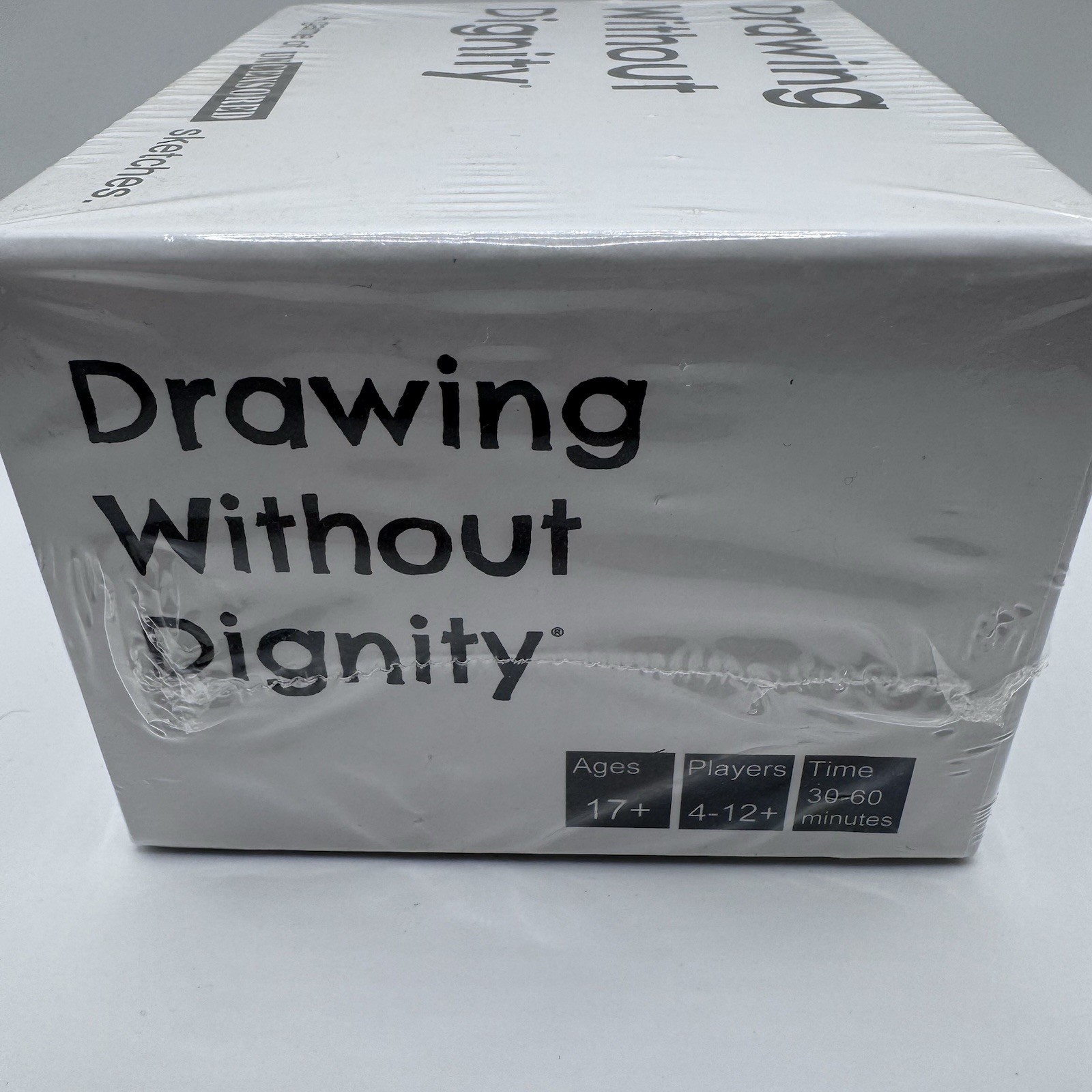 Drawing Without Dignity Uncensored Party Game Art Theme for Ages 17+ Complete