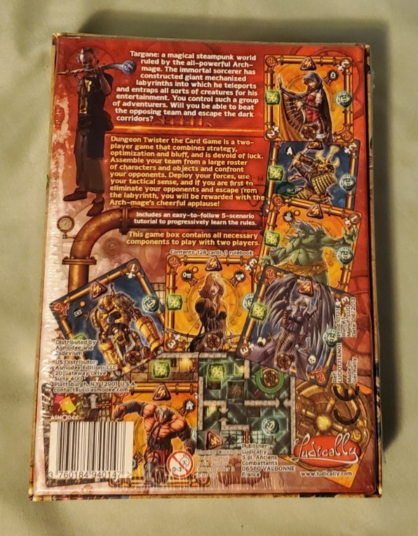 Dungeon Twister Card Game (Ludically) 2 Player Starter Set Factory Sealed!