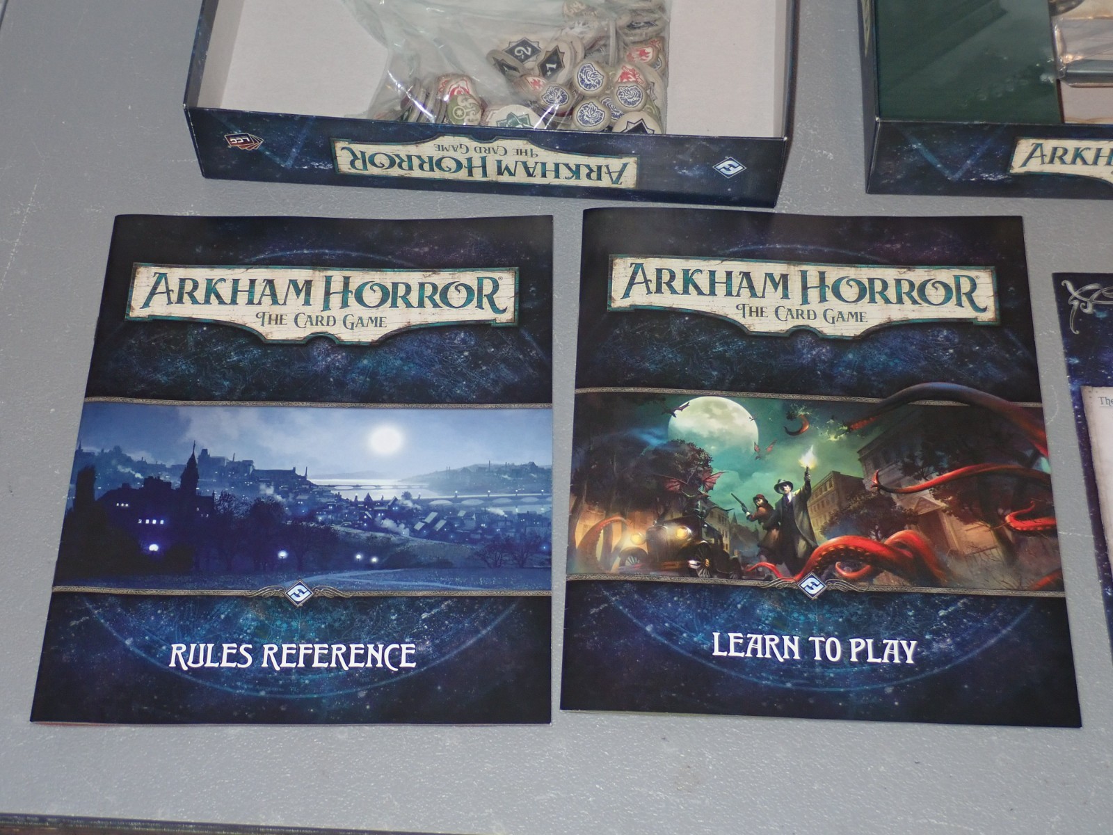Arkham Horror The Card Game + Elder Sign Arkham Files