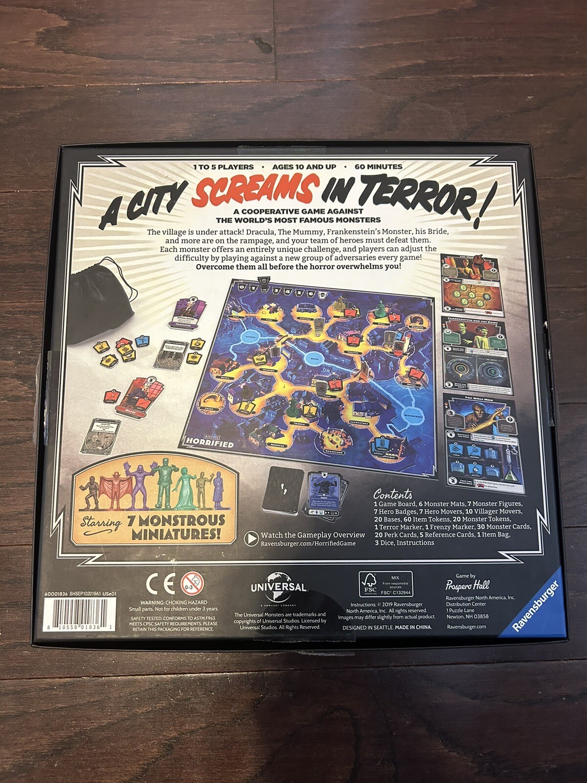 Ravensburger Horrified Universal Monsters Strategy Board Game