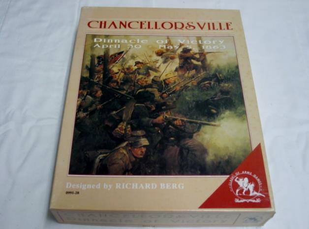 Clash of Arms Games : CHANCELLORSVILLE – Pinnacle of Victory 1863 (UNPUNCHED)