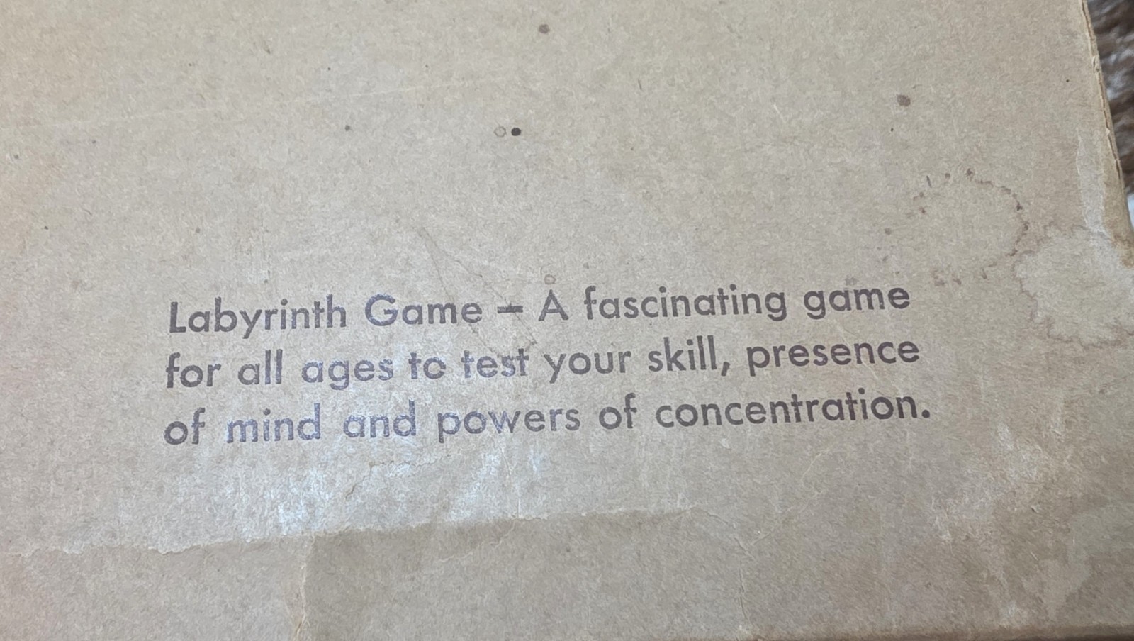 Vintage 1950 Brio Labyrinth Wooden Game with Original Box!!