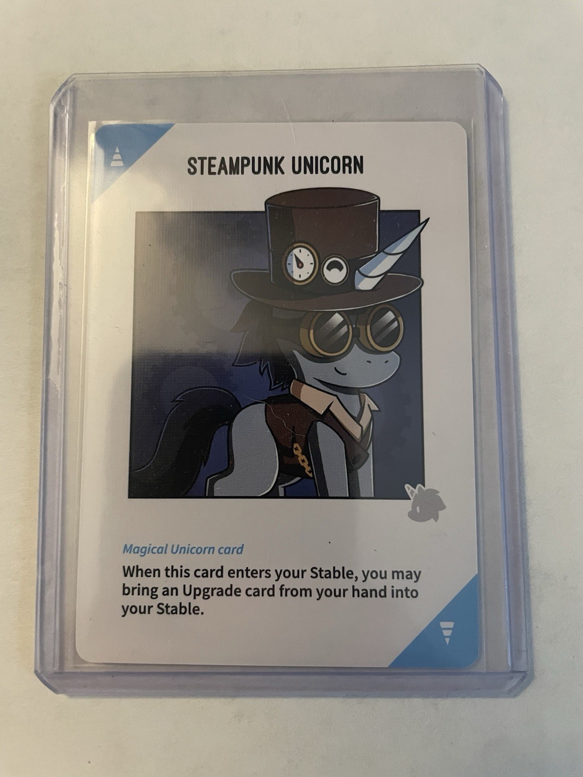 UNSTABLE UNICORNS – Steampunk Unicorn – Convention Exclusive Card – AUTHENTIC