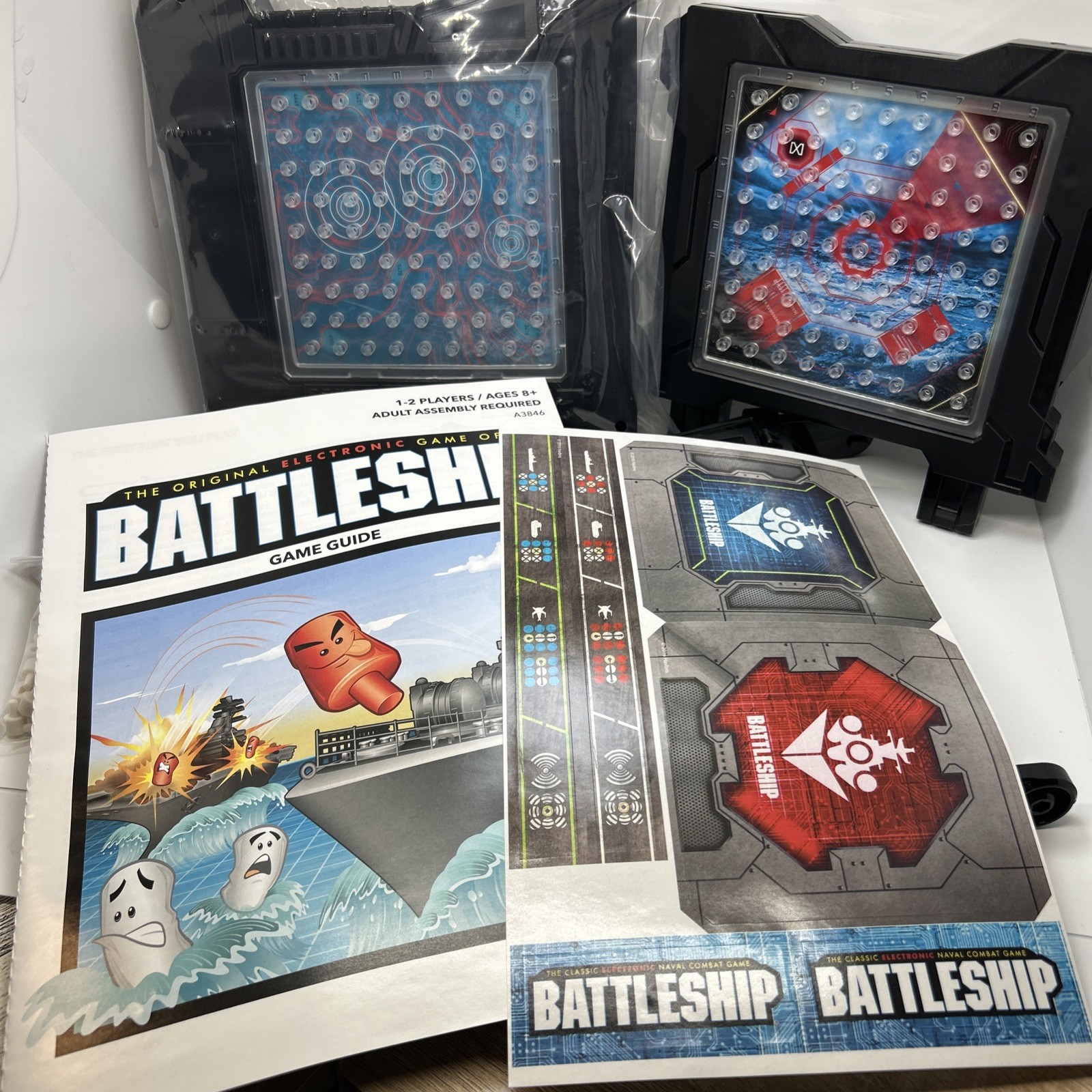 Hasbro Electronic Battleship A3846 Sea Battle Family Board NEW Open Box Combat