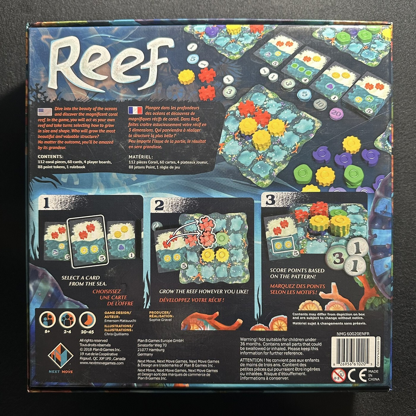 CIB Reef Next Move 2018 Abstract Strategy Pattern Building Board Game Ocean Art