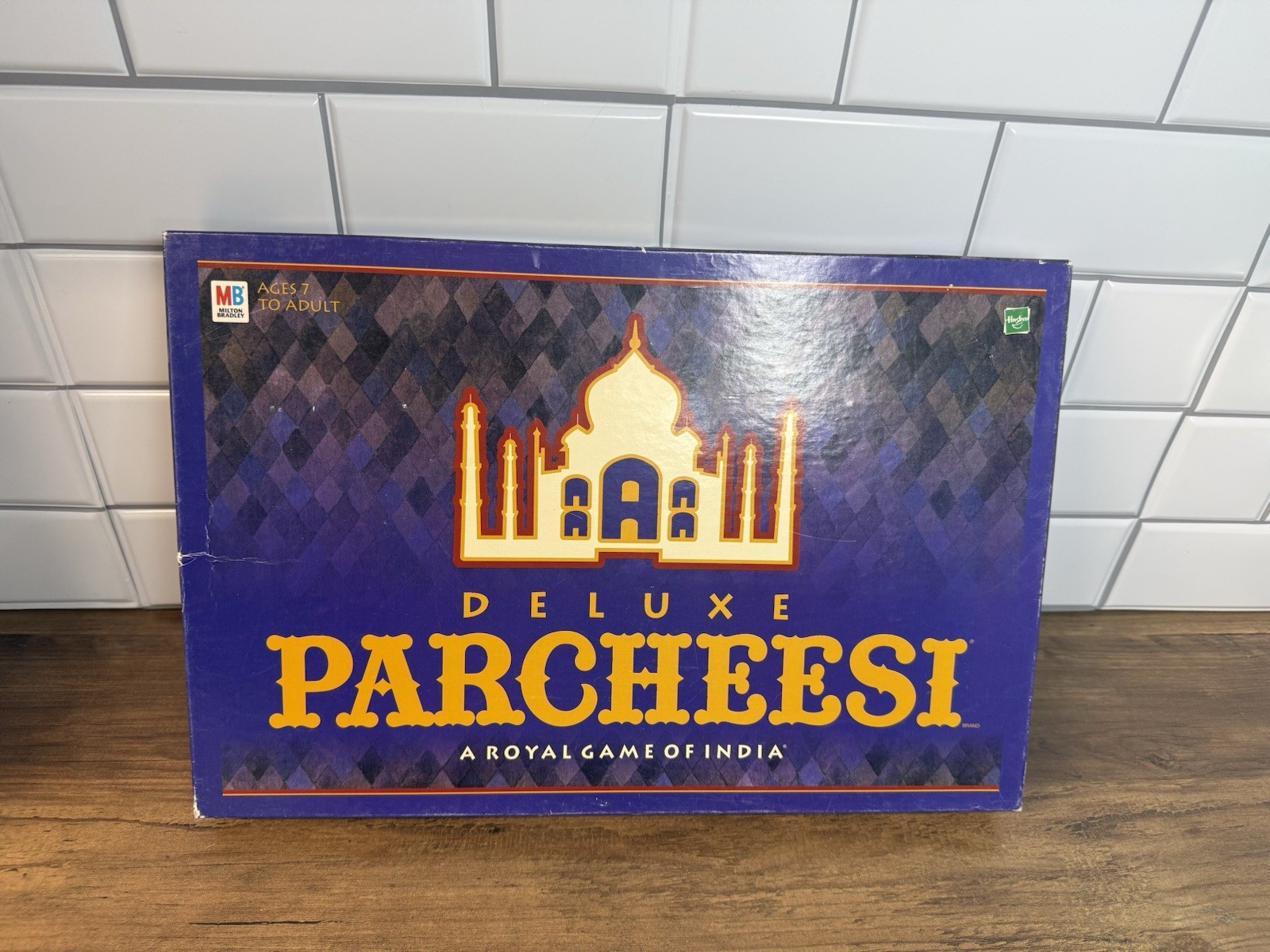 VINTAGE Deluxe Parcheesi 98% COMPLETE Milton Bradley 1999 Classic Strategy