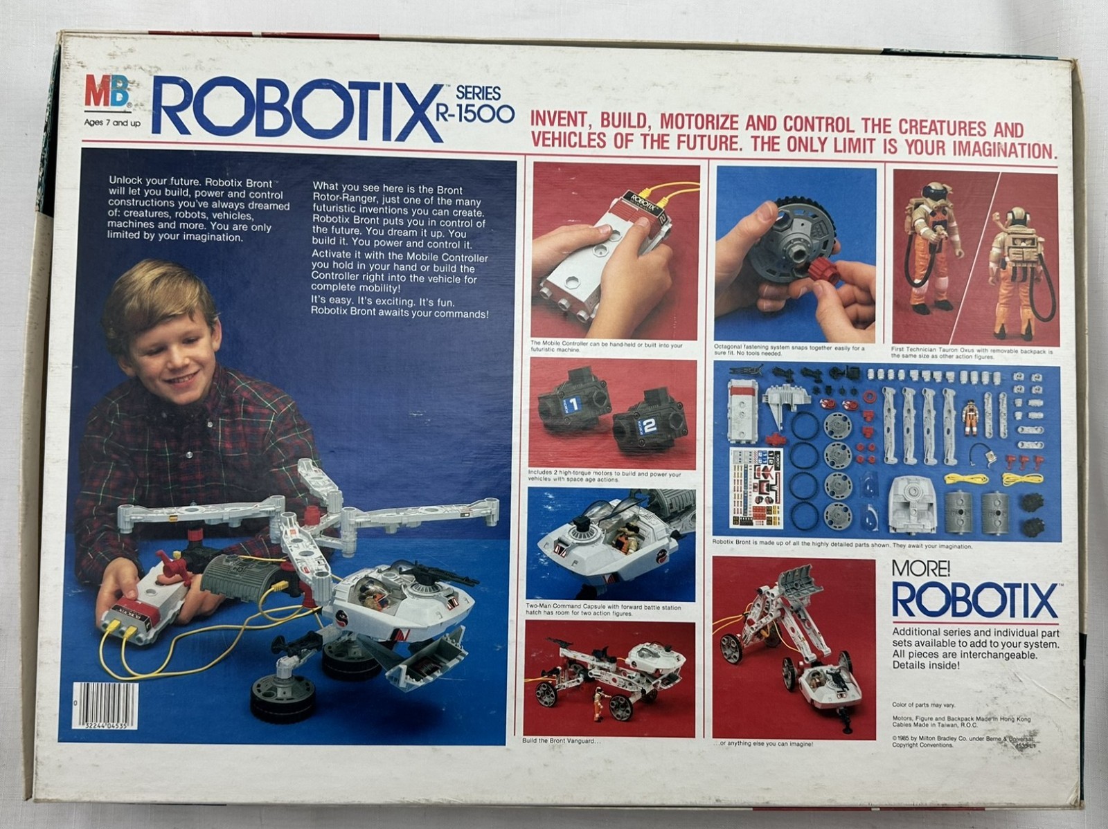 1985 Robotix R-1500 by Milton Bradley Complete Never Used FREE SHIPPING