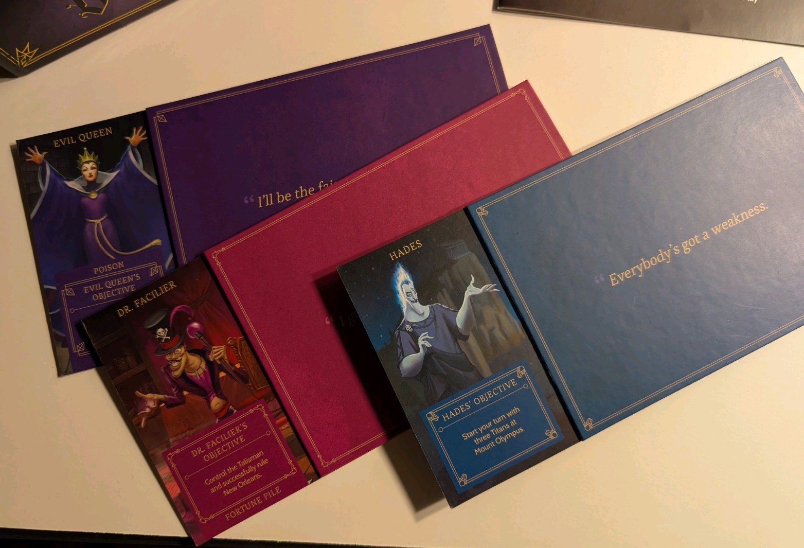 Disney Villainous Wicked to The Core Game Open Box Complete