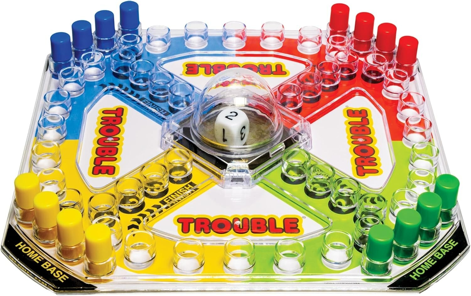 Extra Wide Pop-o-Matic Trouble Game for Kids – Classic Fun & Learning Experience
