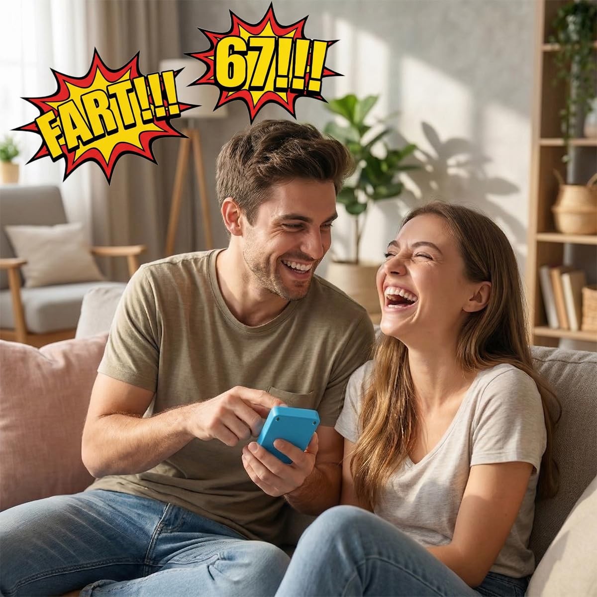 Sound Effects Machine 67 Meme Gifts Funny Gag Buzzers for Trivia Games Show Part