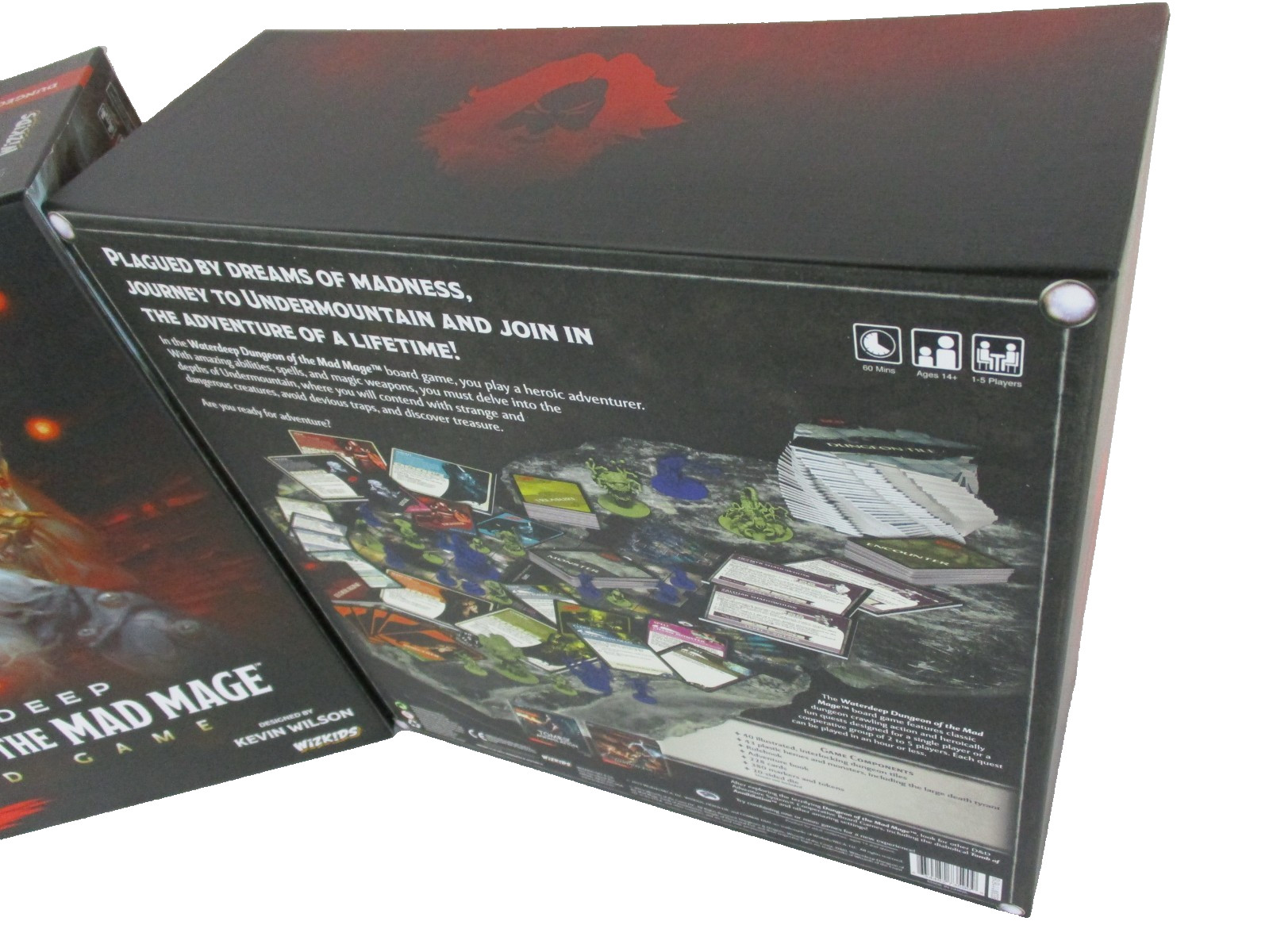 d&d DUNGEON OF THE MAD MAGE Board Game REPLACEMENT GAME BOX New!!