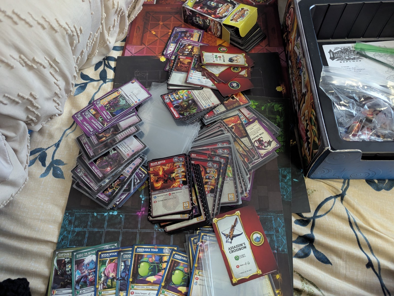 Super Dungeon Explore Base Game with Extras (No Miniatures!)