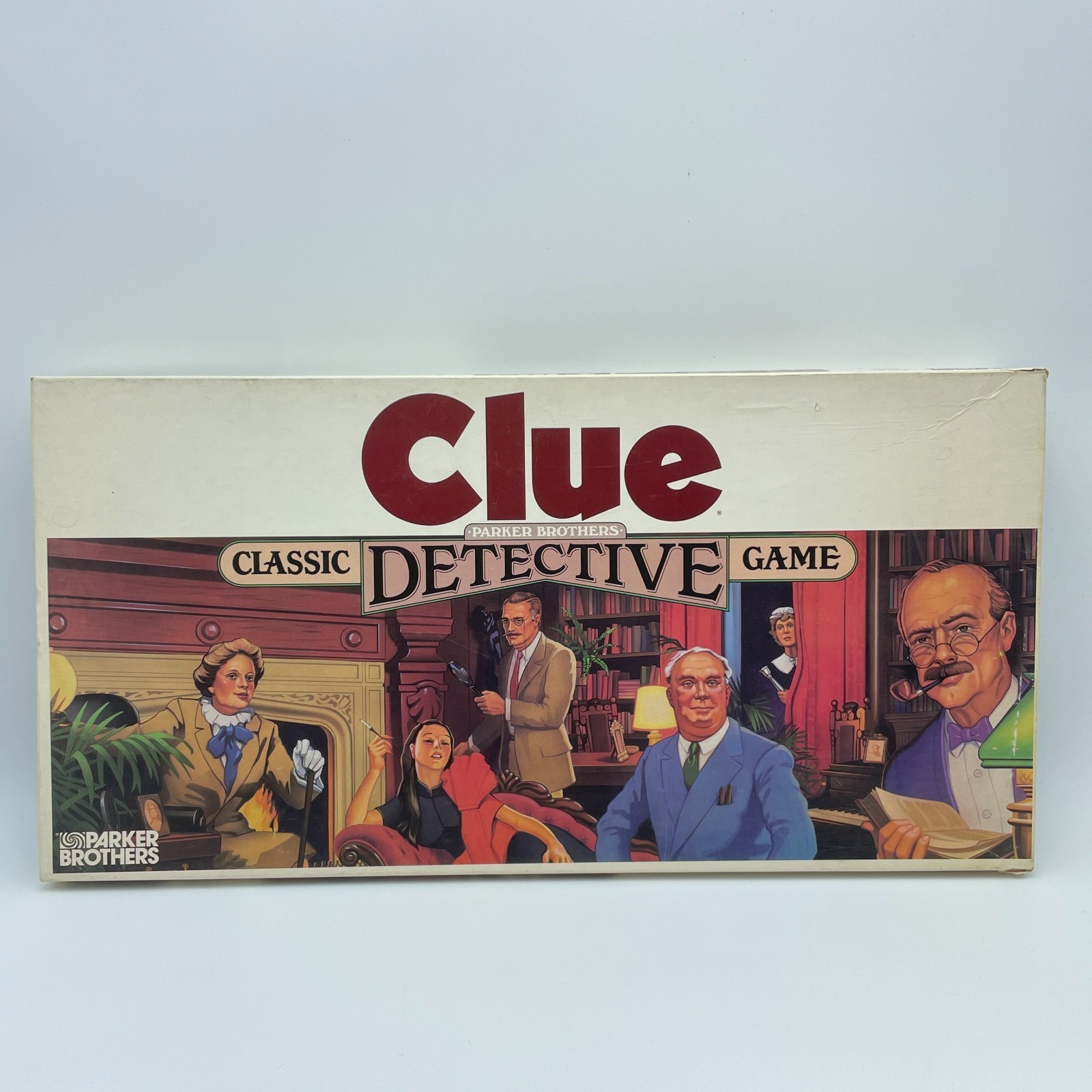 PARKER BROTHERS Clue Board Game Classic Detective Complete Vintage 1986 USA