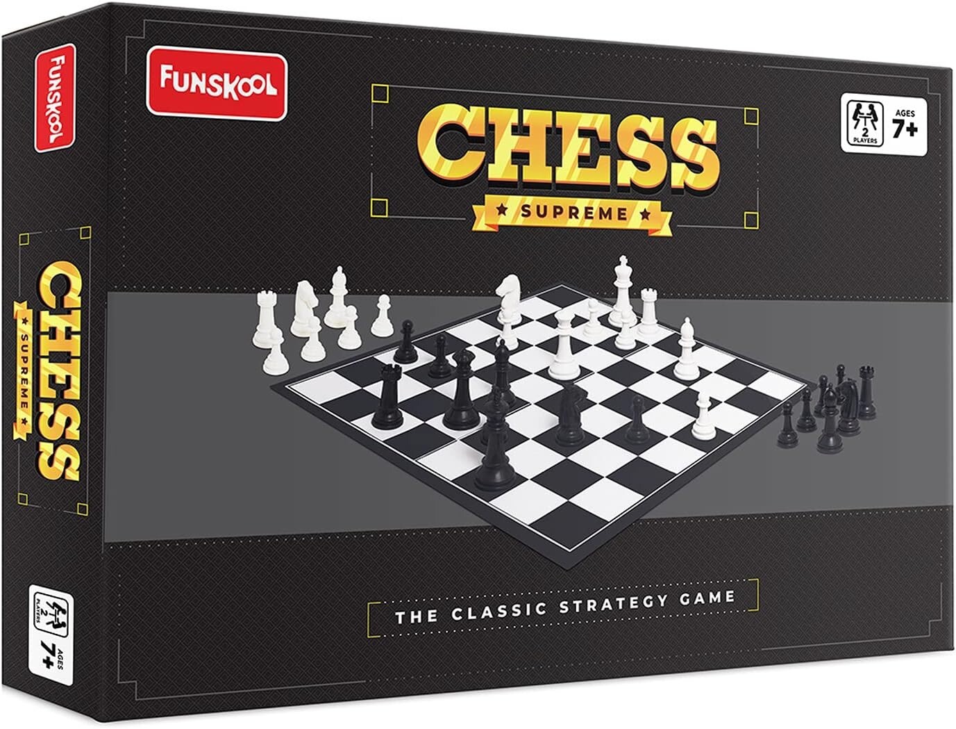 Chess Supreme, Classic Strategy Board Game for Kids, Adults, and Families