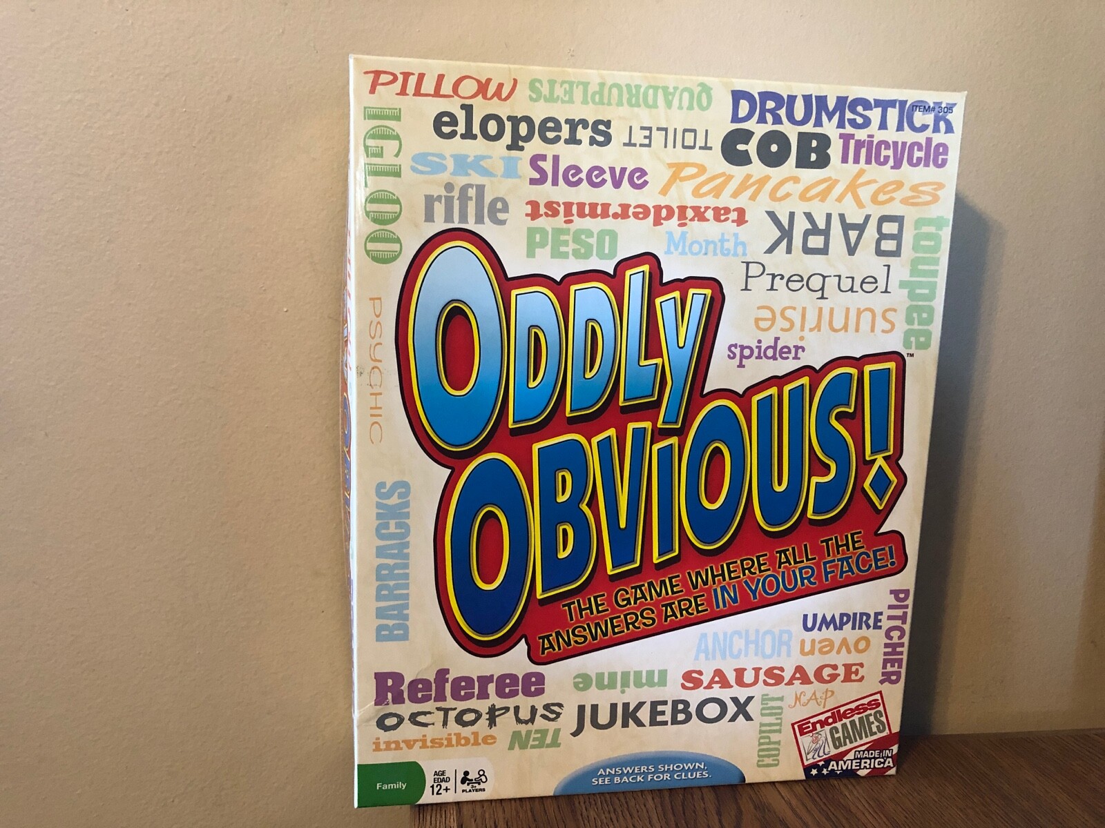 ODDLY OBVIOUS! Party Game Where Answers are in your face by ENDLESS GAMES 2013