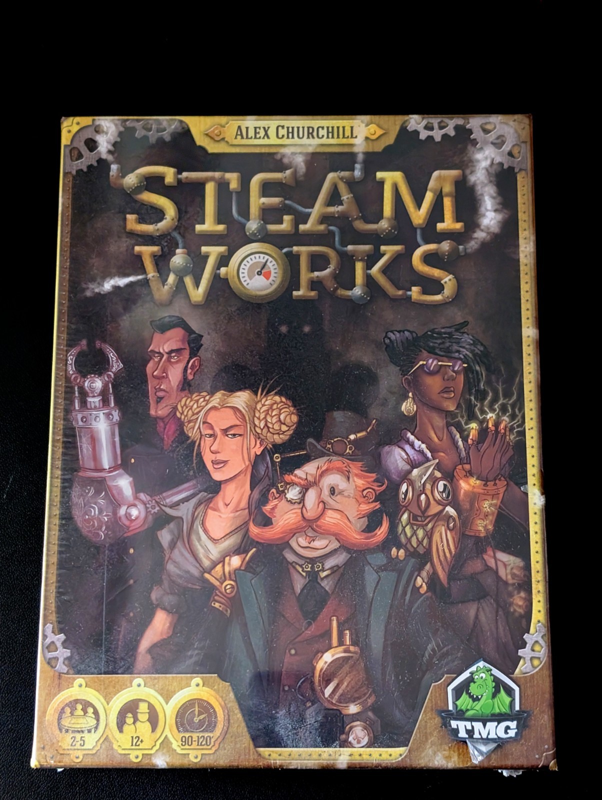 Steam Works Board Game by Alex Churchill Tasty Minstrel Games Brand New & Sealed