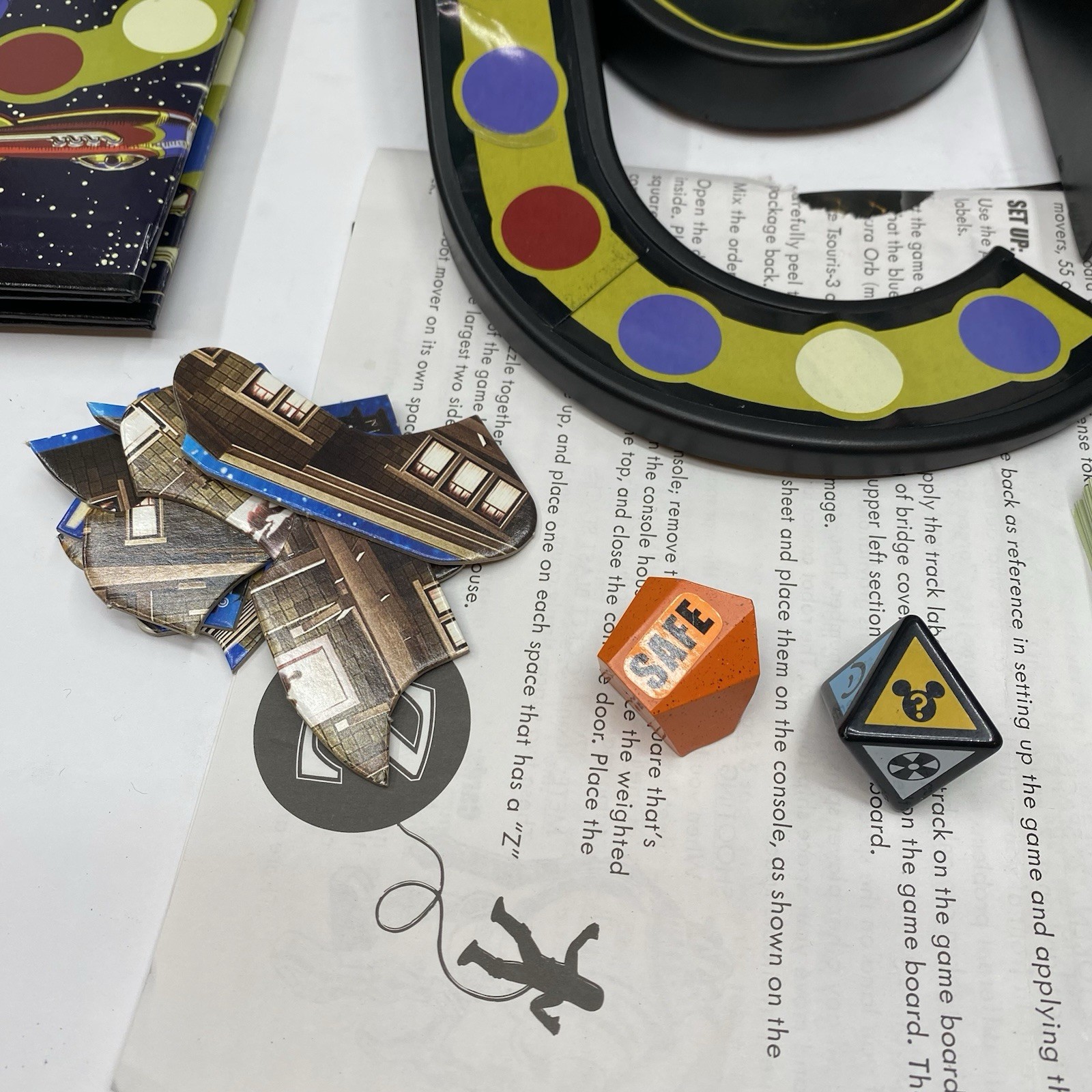 Zathura Game Pressman (2005) – Replacement Pieces Parts Lot – Incomplete