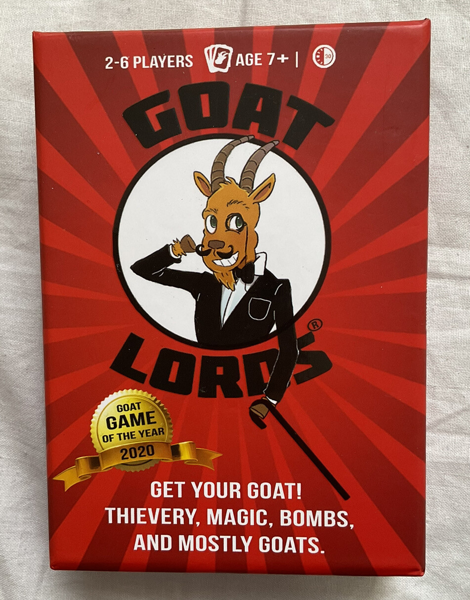 Goat Lords Competitive Card Game for 2 to 6 Players Age 7+ Opened
