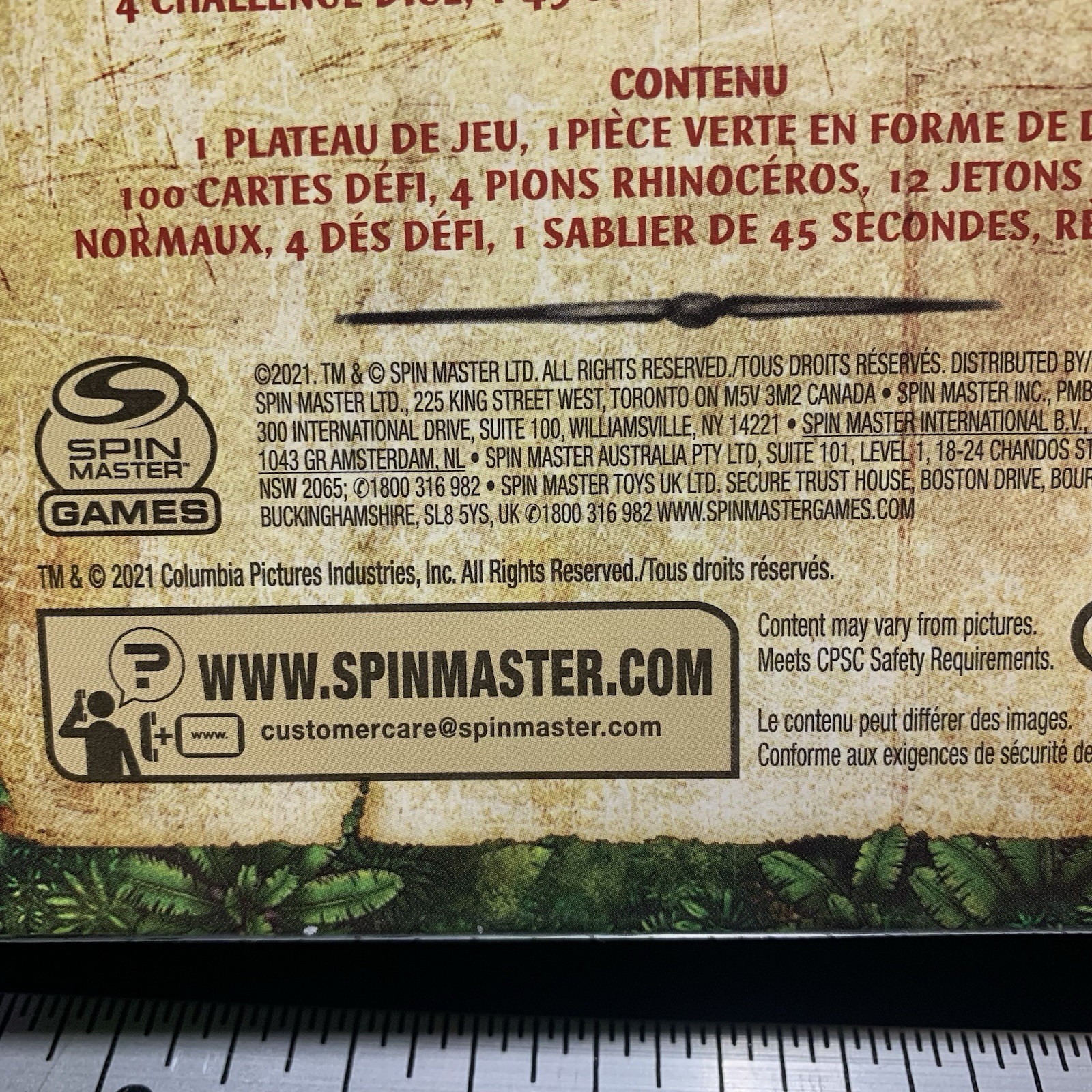Jumanji Board Game Complete Spin Master 2021 Free Shipping
