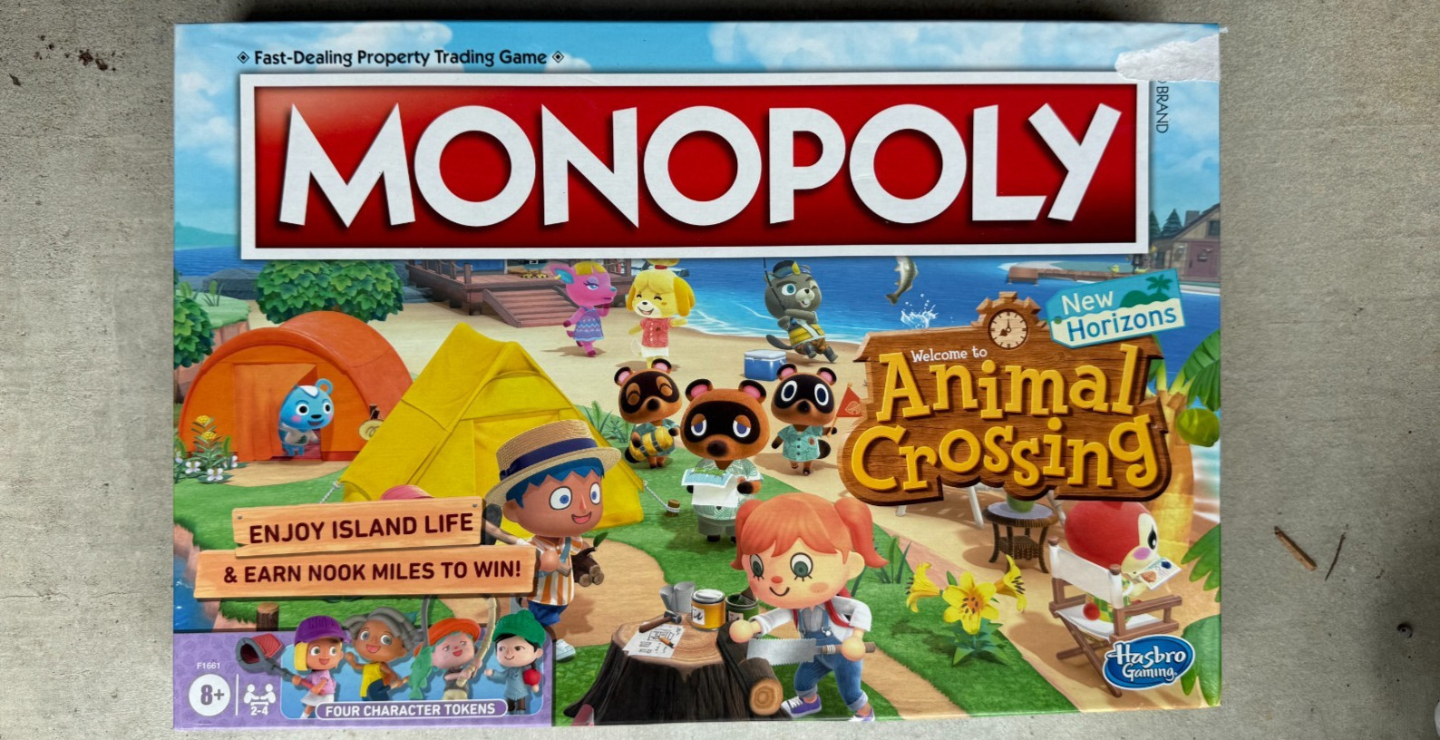 Monopoly Animal Crossing New Horizons Board Game Hasbro Gaming 2021 New Sealed