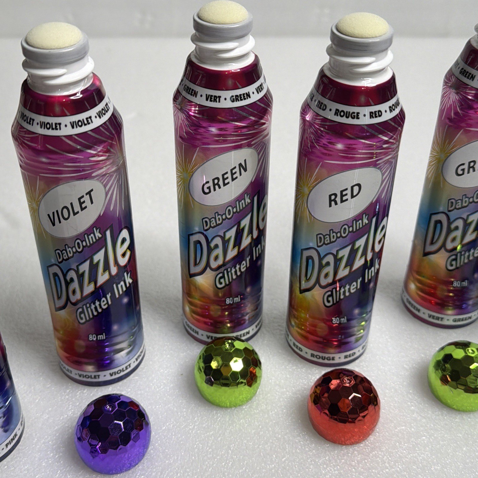 Bingo Daubers- Dazzle Glitter 3oz- Set of 6 Daubers