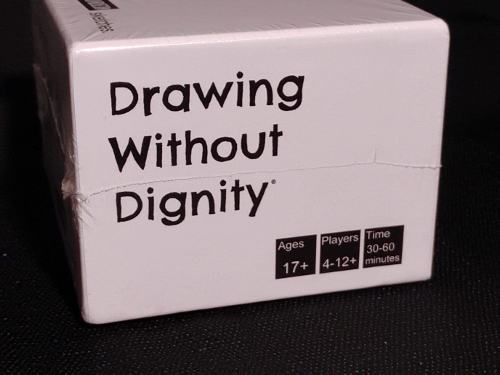 Drawing Without Dignity: a Game of Uncensored Sketches (Brand New)