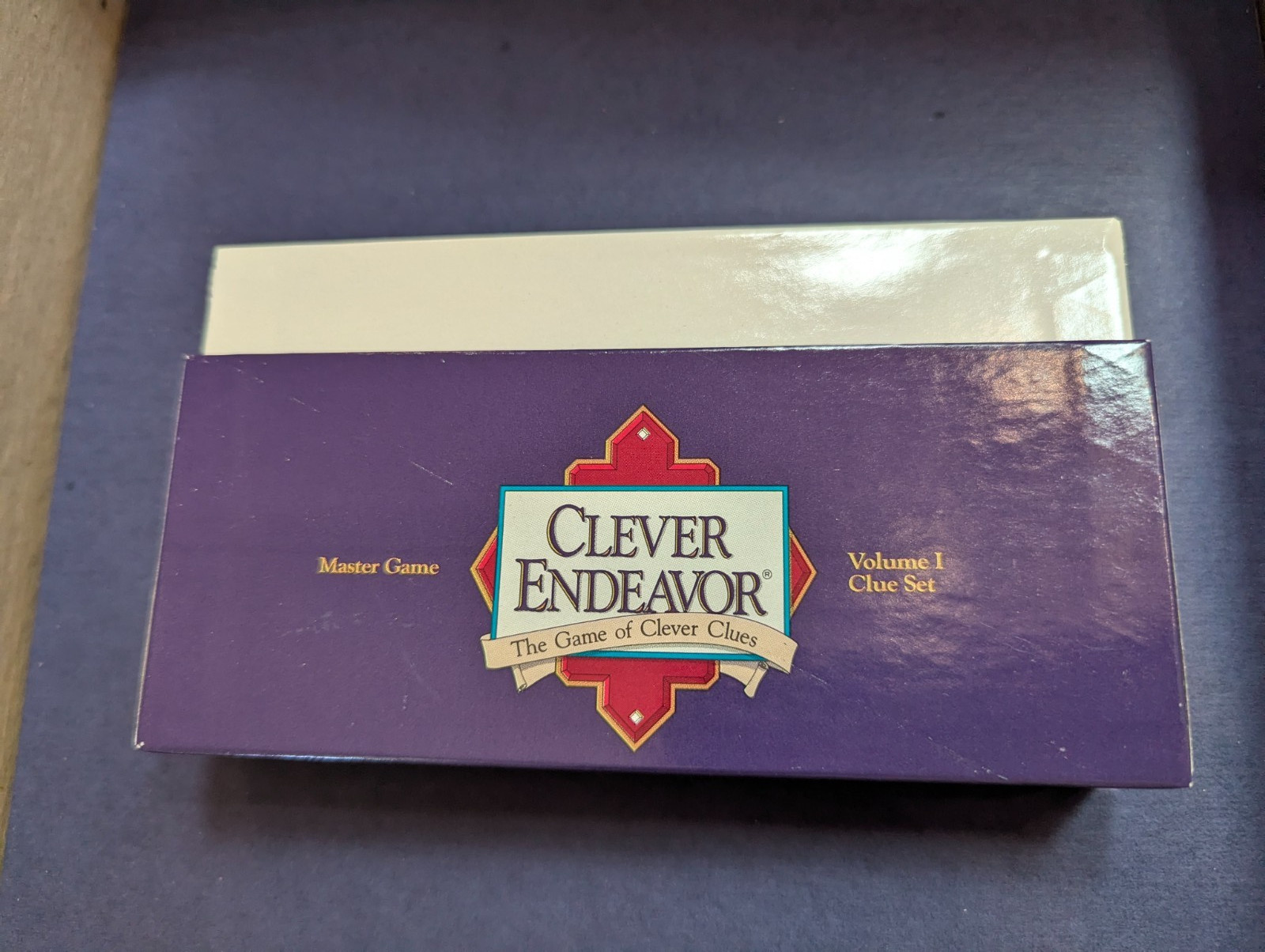 CLEVER ENDEAVOR Deluxe Edition Master Game 100% COMPLETE 1989 VINTAGE CEDE2