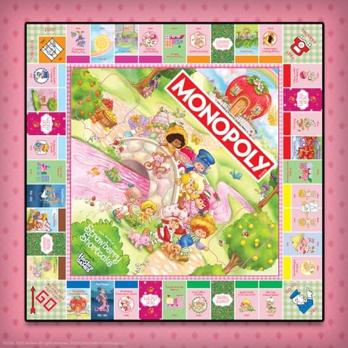 Monopoly: Strawberry Shortcake Board Game, Buy, Sell & Trade Locations Like B…