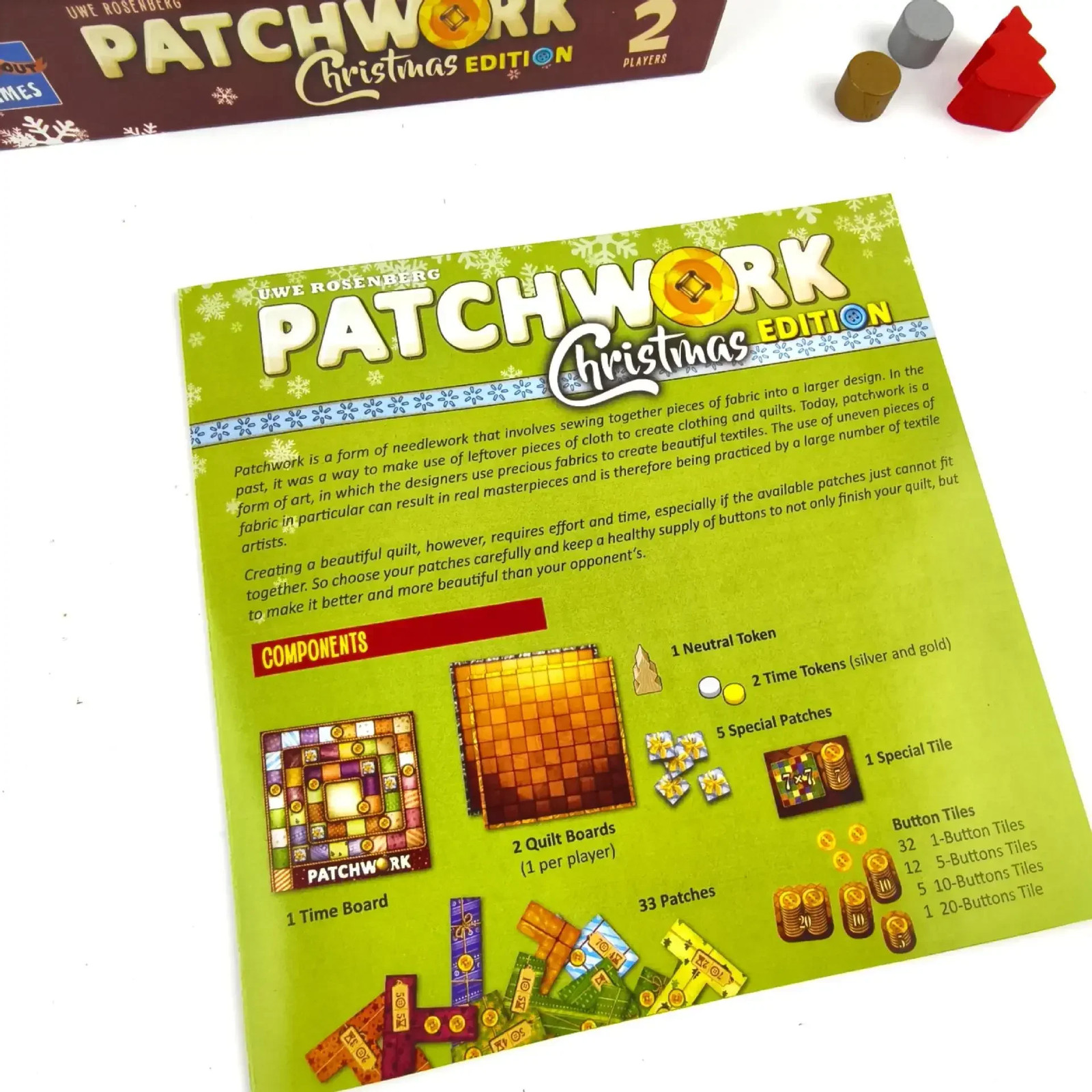 Lookout Games- Patchwork: Christmas Edition Board Game