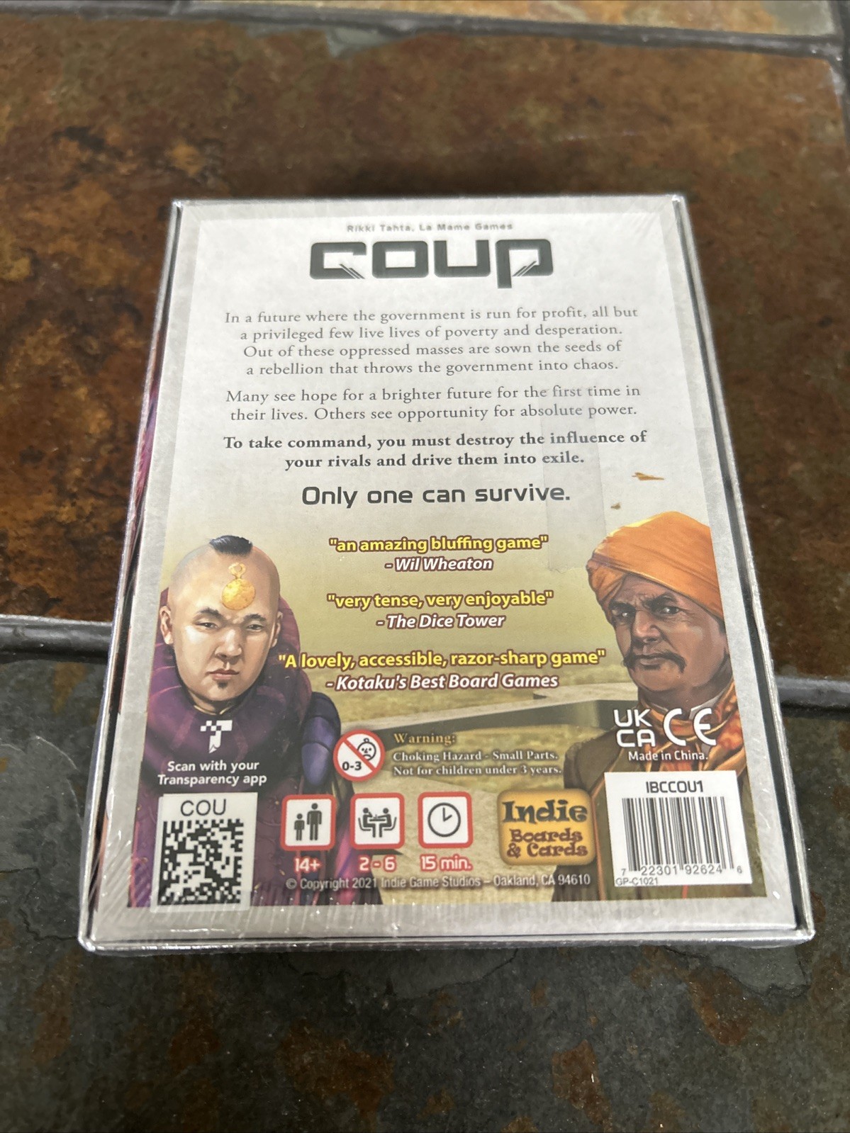 Indie Boards and Cards Coup The Dystopian Universe Card Game – COU1IBC