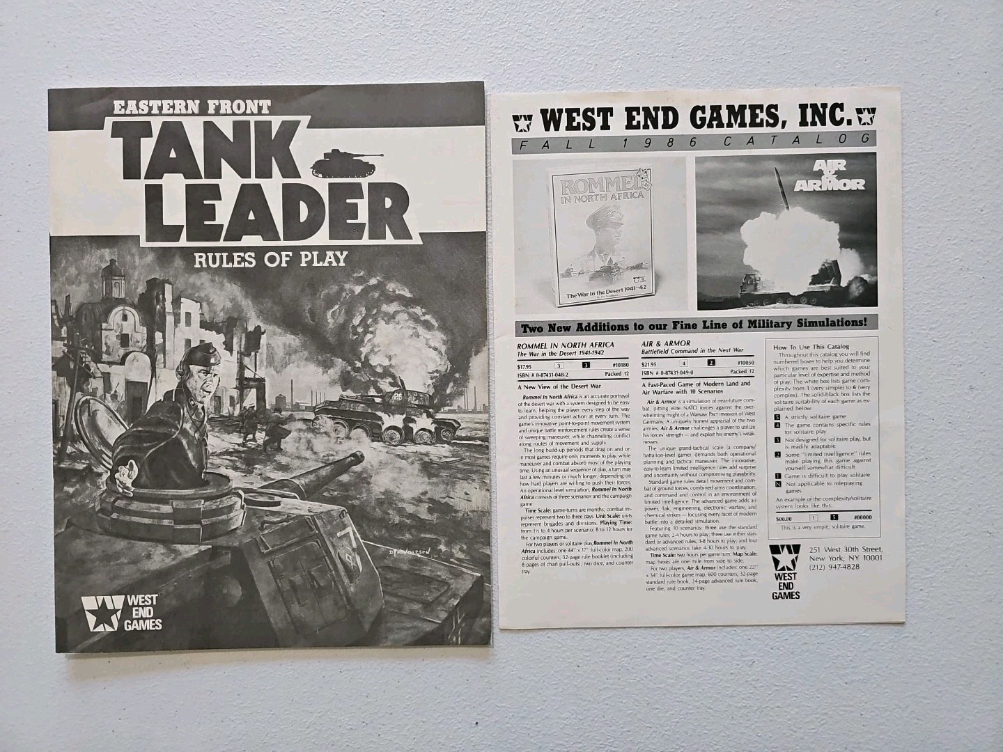 West End Games Eastern Front Tank Leader WWII Armored Tactics | wargame | GOOD