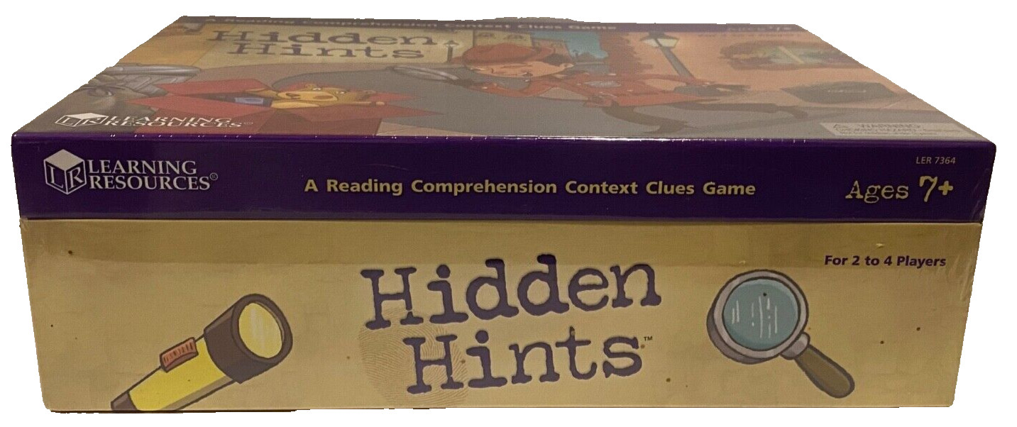 Learning Resources Hidden Hints Mystery Word Game Reading Comprehension Context